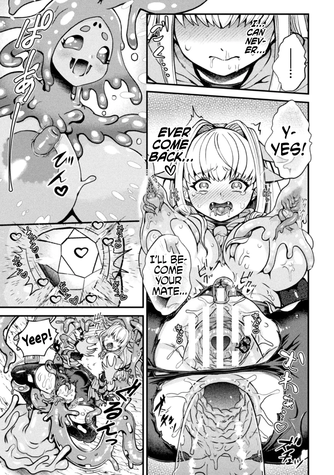 [Chifuyu Appleton] Jewelry Slime ni Miirareta Boukensha | An Adventurer Gets Wooed by a Jewel Slime (2D Comic Magazine Ishukan Yuri Ecchi Vol. 2) [English] [Kinsei Translations] 17eme image