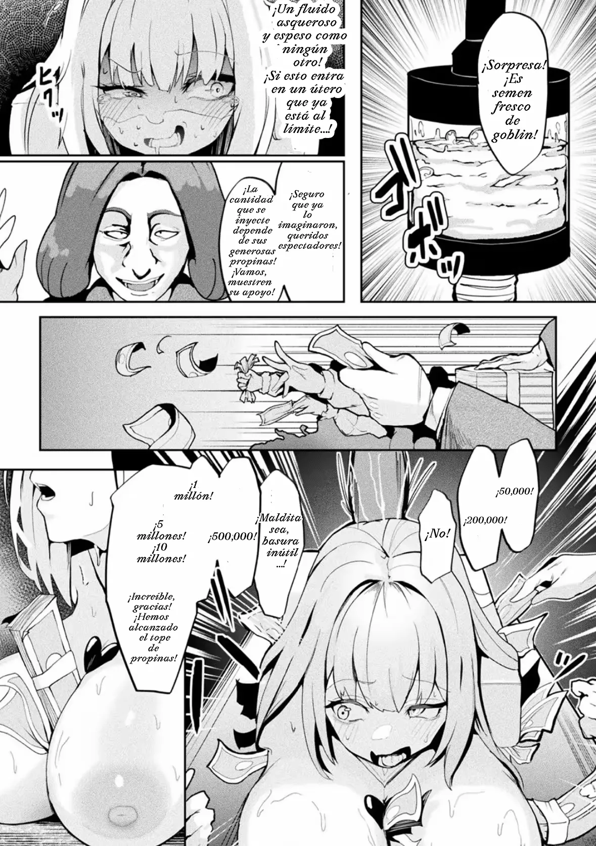 [Saru Gasso] Comerciante de cajas de juguetes: UNA COMERCIANTE SIN ESCRUPULOSOS ATRAPADA EN UNA TRAMPA | 箱型玩具&交易商 (Bessatsu Comic Unreal Joutai Henka & Nikutai Kaizou Hen Vol. 4) [Spanish] [可乐不咕鸟联合汉化] [Digital] Bildnummer 21