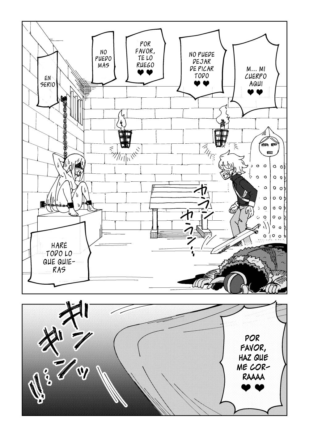 [Arimuland (Ari and Mura)] Reizoku Musume ~Fukutsu no Onna Kenshi~ | Una Doncella Esclavizada ~La Espadachina Tenaz~ [Español] [KnightsMighty] Bildnummer 14