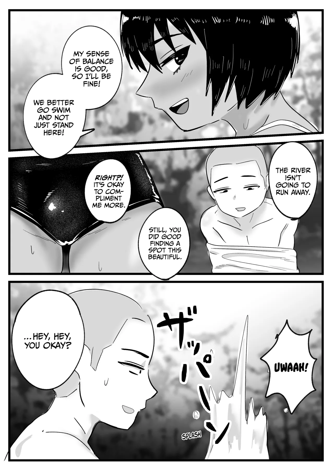 [Yoshi] Boyish na Osananajimi to Taiyou no Shita de Asedaku Sex suru Hanashi [English] [asdhll] 6eme image