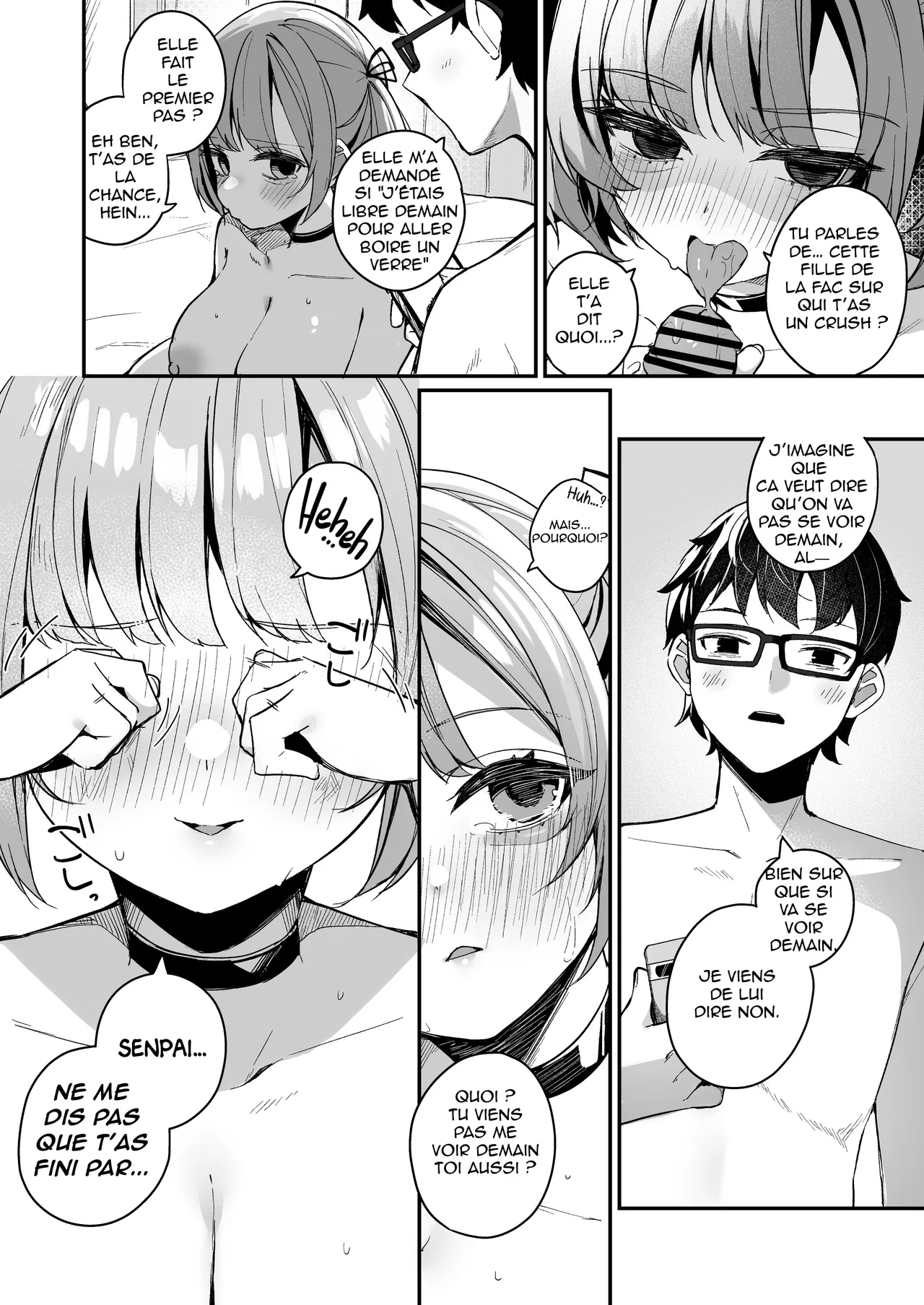 [Menbou Renpou (Menbou)] Renai Soudan nante Hobo Sex desu yo ne!? ～Akuyuu Kouhai to Issen Koete Yarimakuru Hanashi～| Des conseils d'amour ? C'est juste du sexe déguisé ! ～ Quand mon amie devient plus que ça... [French] [Shiru10] 이미지 번호 26