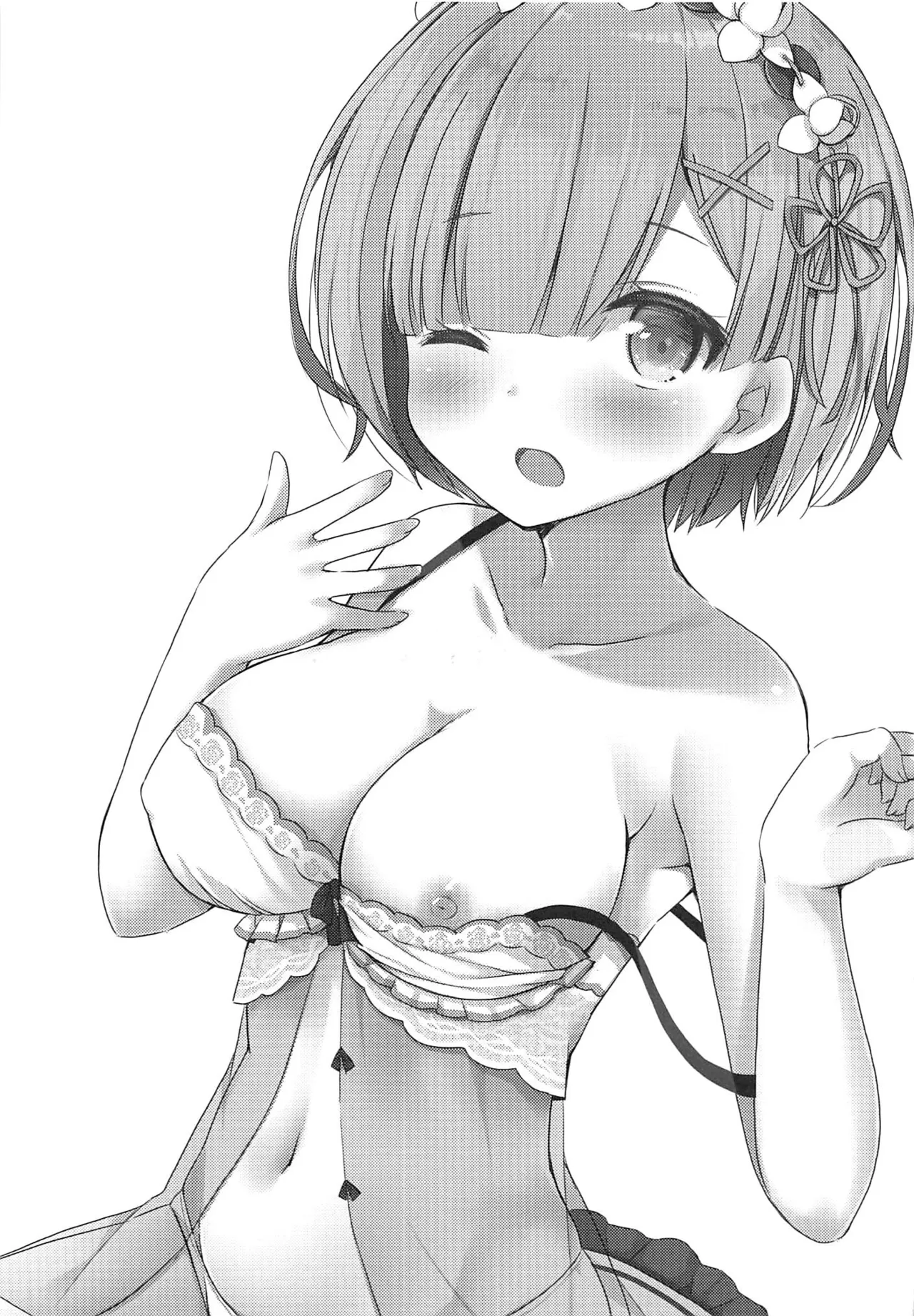 (COMIC1☆11) [moriQ (Mori Airi)] Natsuki Rem no Shinkon Seikatsu 24-ji (Re:Zero kara Hajimeru Isekai Seikatsu) изображение № 2