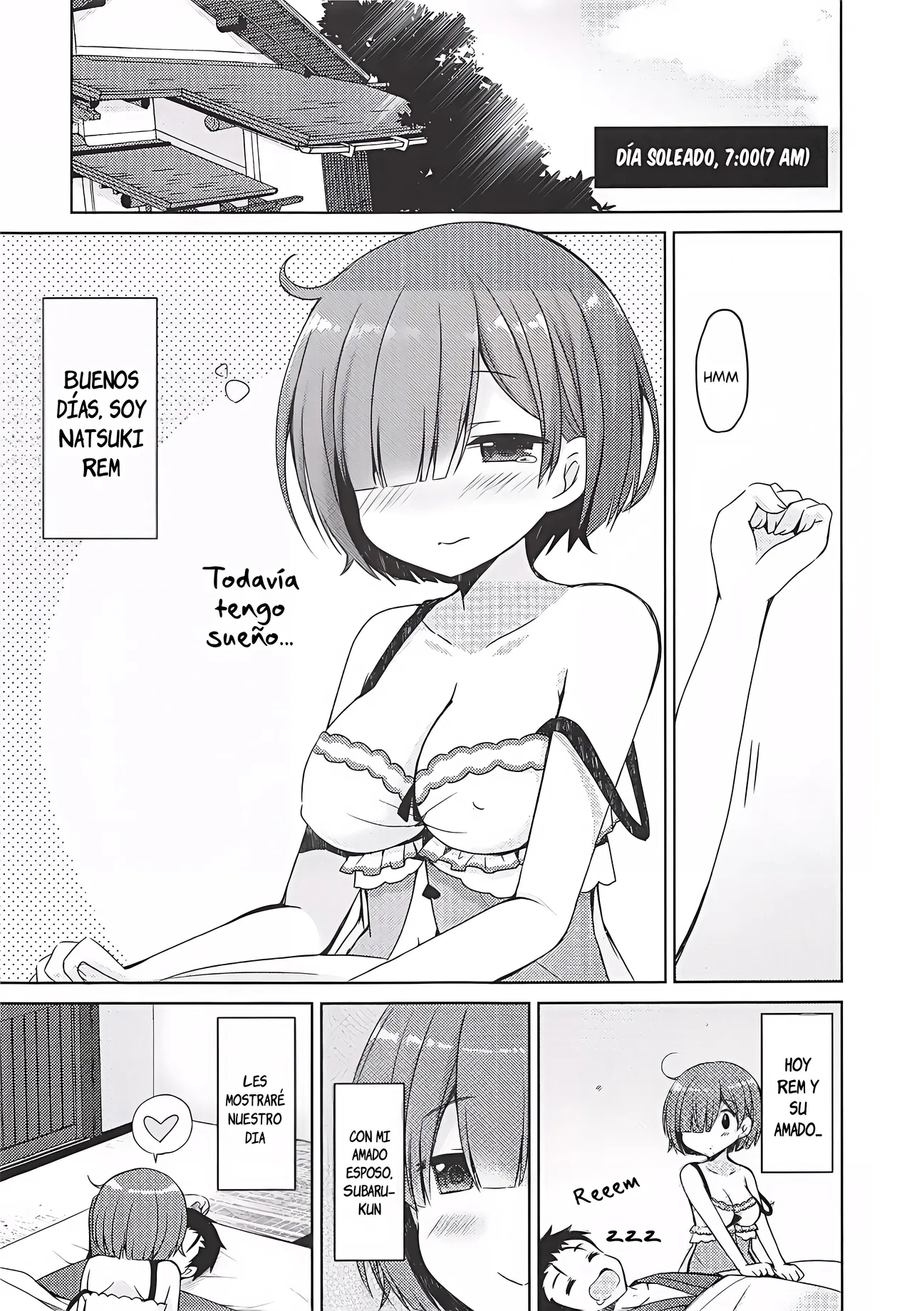 (COMIC1☆11) [moriQ (Mori Airi)] Natsuki Rem no Shinkon Seikatsu 24-ji (Re:Zero kara Hajimeru Isekai Seikatsu) изображение № 4