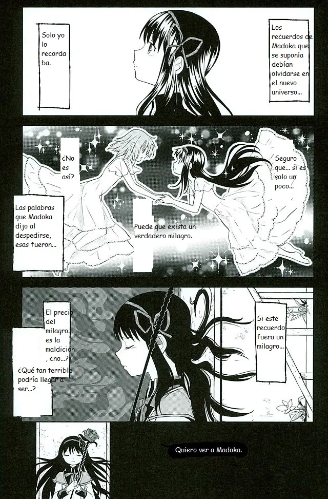 (C89) [Nedaore (Ayane)] Honno Isseiki dake Watashi no Gin no Niwa (Puella Magi Madoka Magica)(Traduccion:CristoferDeLosAndes) numero di immagine  3