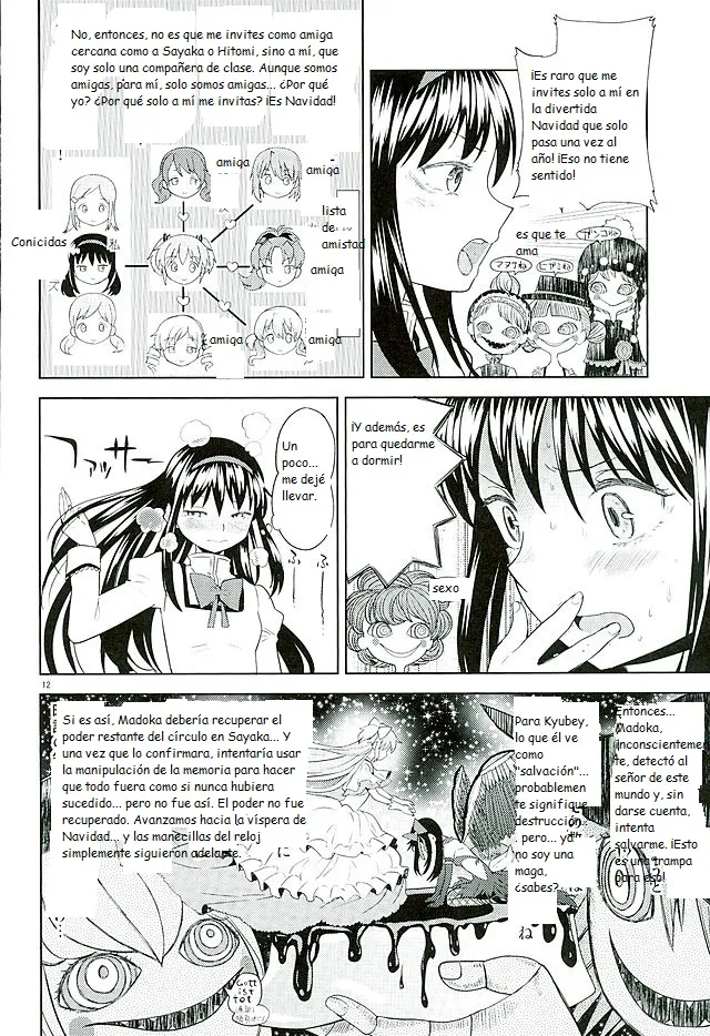 (C89) [Nedaore (Ayane)] Honno Isseiki dake Watashi no Gin no Niwa (Puella Magi Madoka Magica)(Traduccion:CristoferDeLosAndes) numero di immagine  14