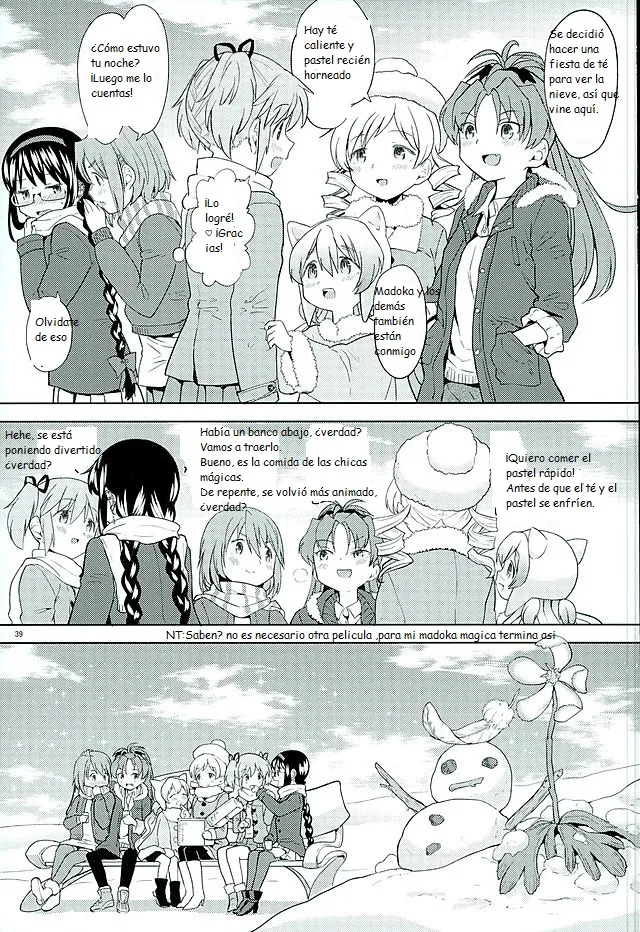 (C89) [Nedaore (Ayane)] Honno Isseiki dake Watashi no Gin no Niwa (Puella Magi Madoka Magica)(Traduccion:CristoferDeLosAndes) numero di immagine  41
