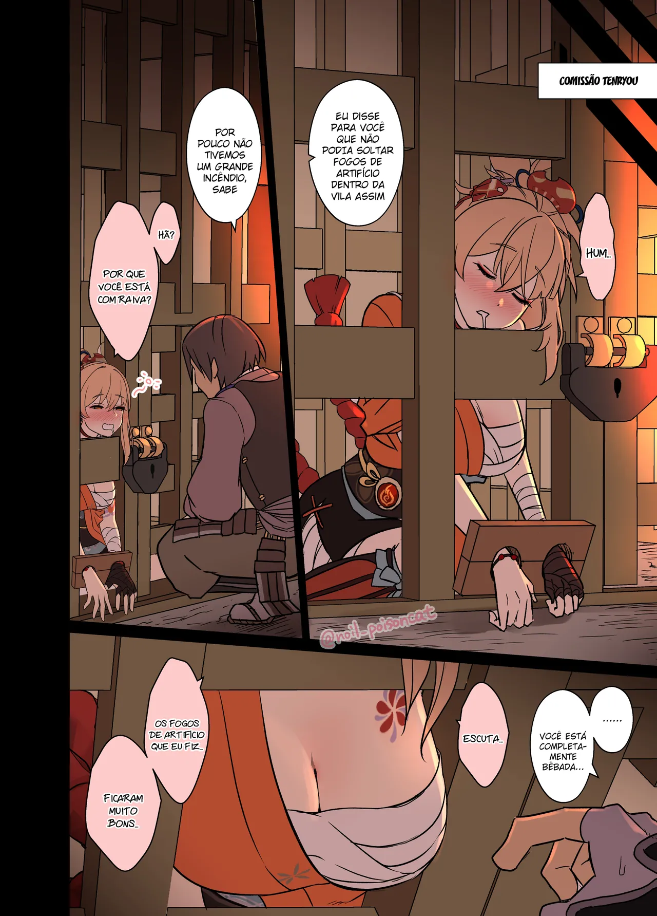 [Dokuneko Noil] Deisui Shita Yoimiya ni Warui Koto o Suru Hanashi (Genshin Impact) | Uma história sobre como fazer coisas ruins com uma Yoiymia bêbada [Portuguese-BR] [Legoshi] 이미지 번호 2