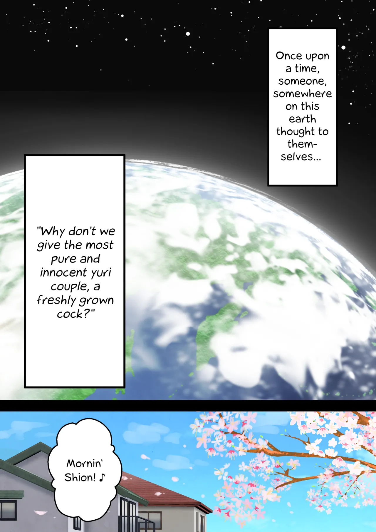 [Hotaru] A Story About The Most Pure And Innocent Lesbian Schoolgirl Couple Growing A Dick [English] [Erelzen] image number 3