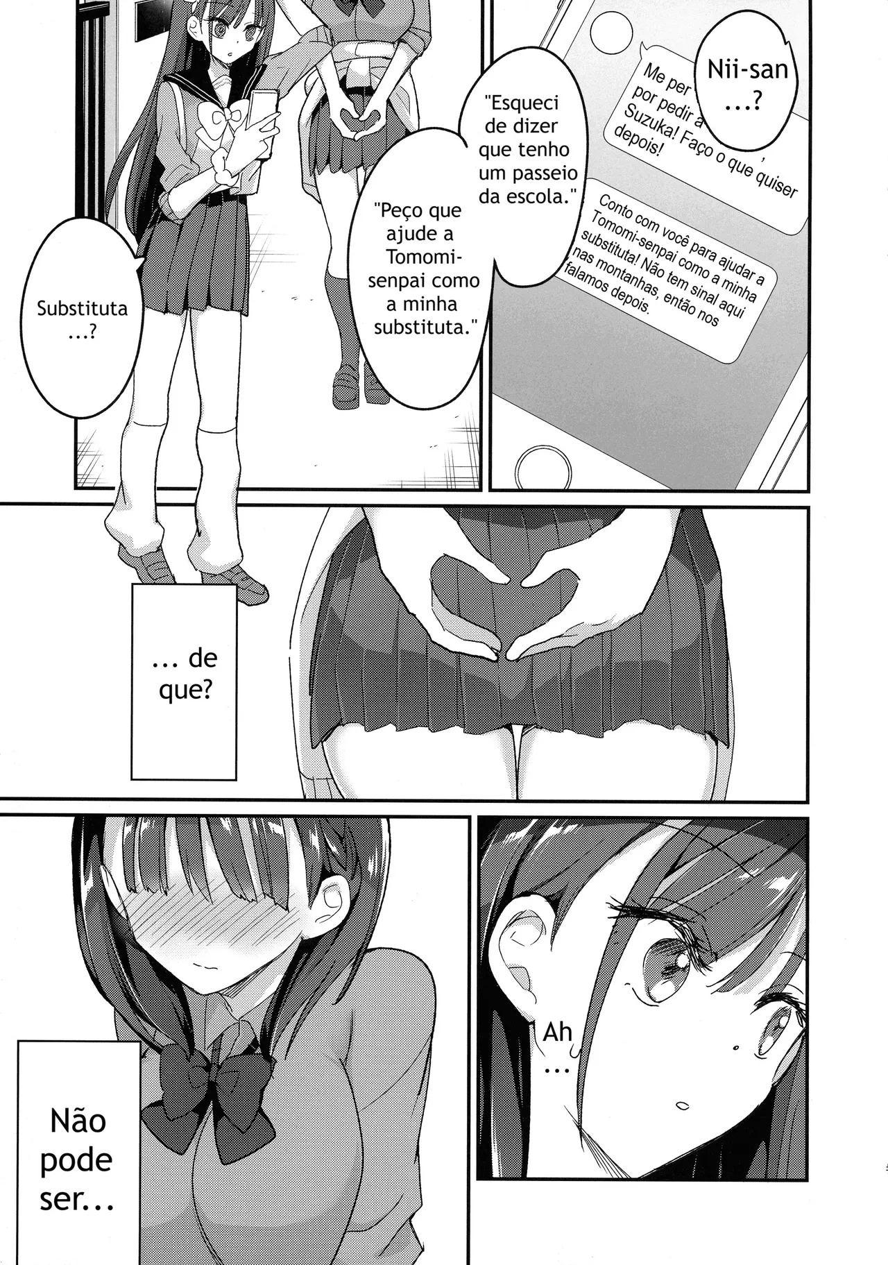 (C105) [Hitsujimama (Hitsuji Takako)] Bonyuu-chan to Kanbotsu-chan Otome Bonyuu Date [Portuguese-BR] 图片编号 7