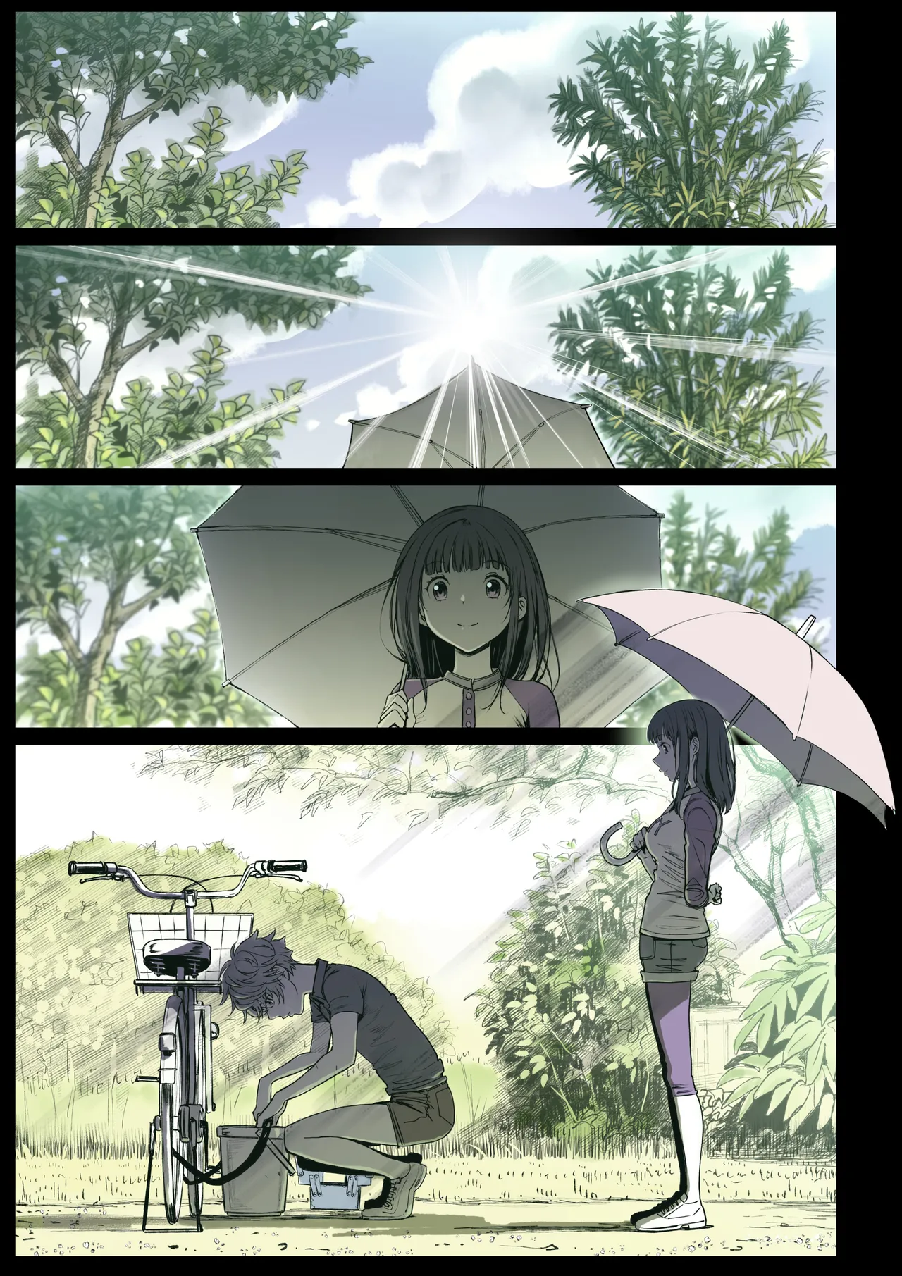 [Miyabi] Futari no Aishou ~Osananajimi to Nettori Icha Love 2~ | 二人的相性～与青梅竹马的干柴烈火2～ [Chinese] [暴碧汉化组_牛歡喜無修] [Decensored] [Digital] imagen número 5