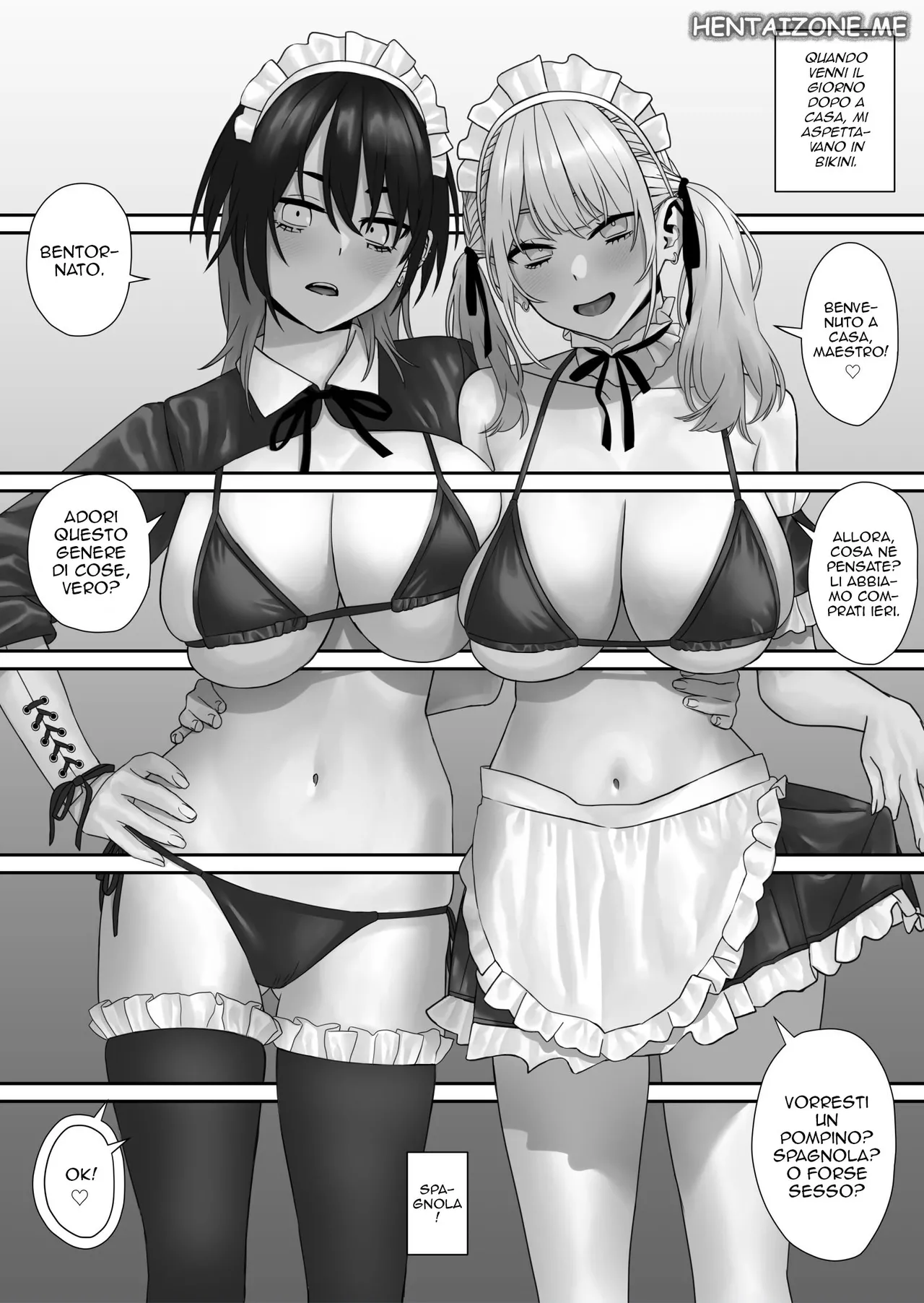 [Storecoza (Arakige Tanji)] Bakunyuu Shimai ni Natsukareru | Le Sorelle della Porta Accanto [Italian] Bildnummer 18