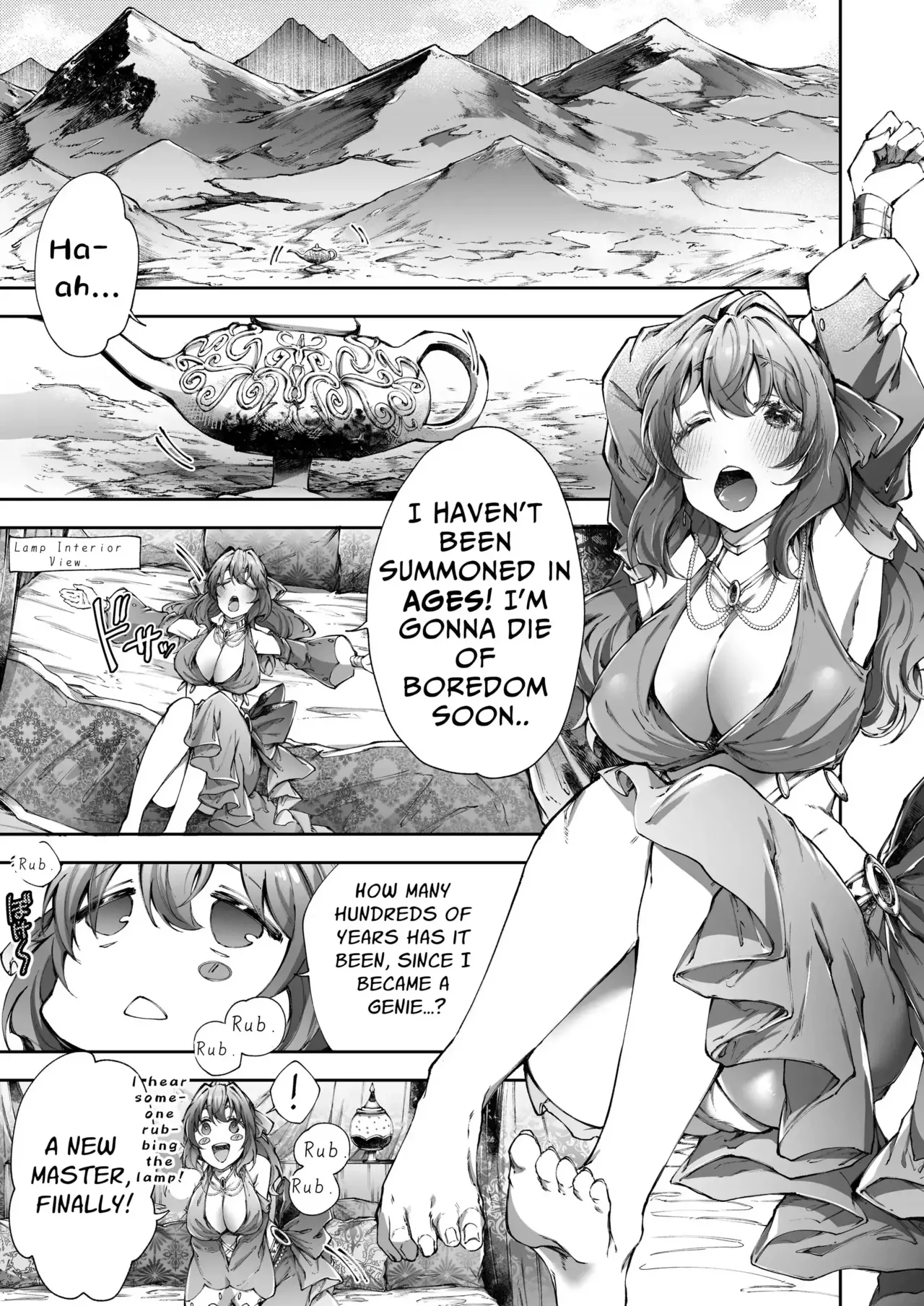 [DARKMOON (Ishimochi, Sumeragi Yui)] Mahou no Lamp ~Nannari to Gomeirei o Douzo~ | The Magic Lamp ~your wish is my command~ [English] [Signe] Bildnummer 2