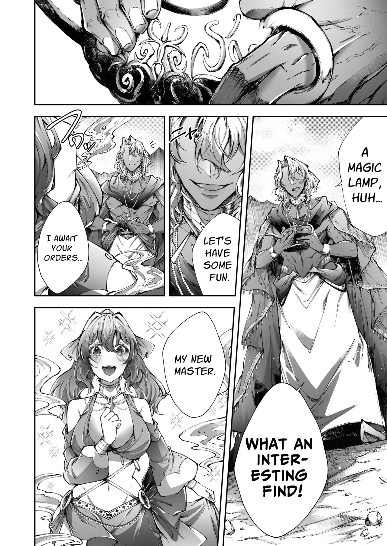 [DARKMOON (Ishimochi, Sumeragi Yui)] Mahou no Lamp ~Nannari to Gomeirei o Douzo~ | The Magic Lamp ~your wish is my command~ [English] [Signe] Bildnummer 3