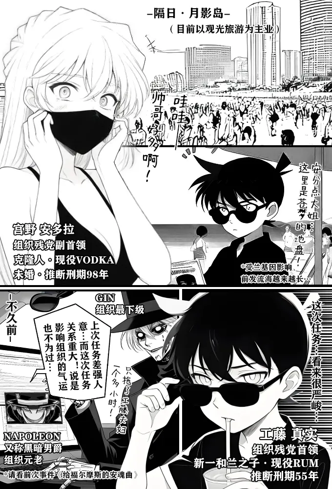 [unknown]月影岛的亡魂③各方（detective conan） [AI Generated] image number 13