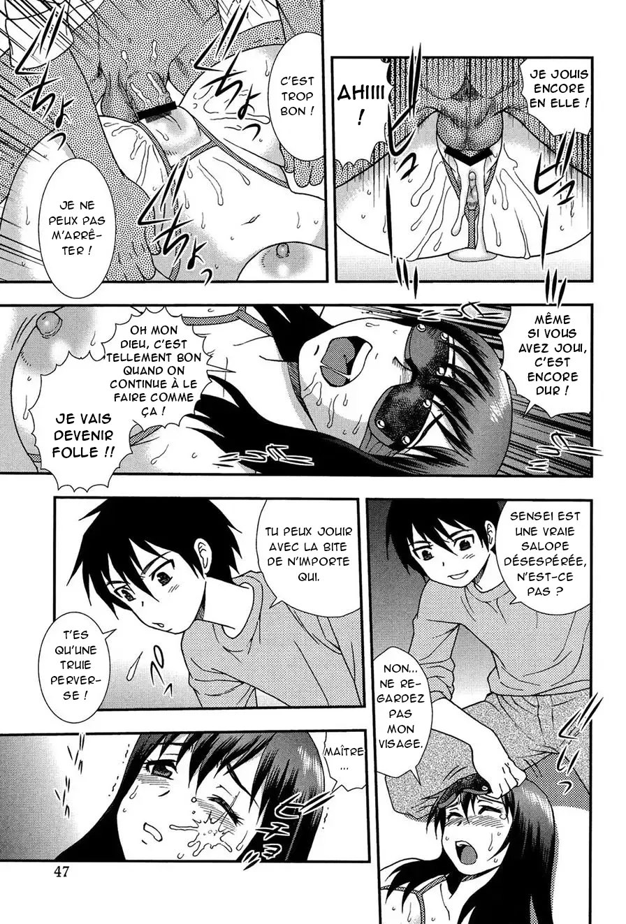 [Shinozaki Rei] Onna Kyoushi Chijoku no Kusari -NIGHTMARE- 2 | Les chaînes de la honte d'une enseignante 2 - Chap 1-4 [French] [O-S] [Digital] numero di immagine  46