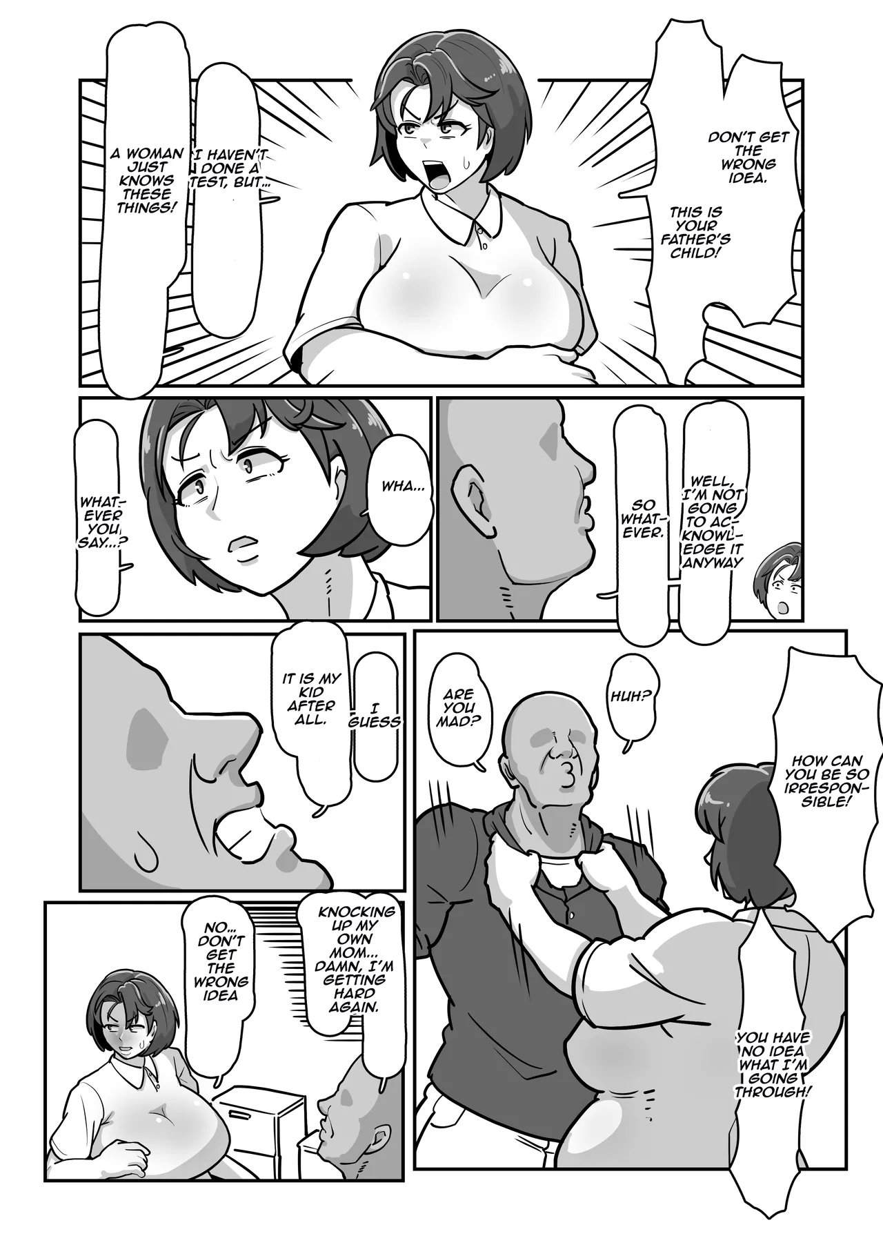 [Boundary (Sakai)] Bote Haha ~Ore o Jikka kara Oidashita Mukatsuku Hahaoya o Muriyari Haramasete Botehara Sex Zanmai!~ | Pregnant Mom ~ I impregnated My Annoying Mother Who Kicked Me Out of the Family Home and Had Pregnant Sex! ~ [English] [Aishi21] Bildnummer 38