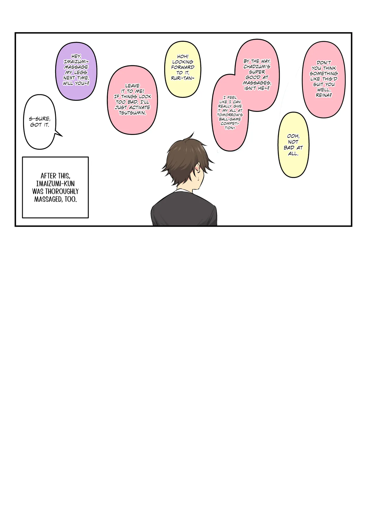 [Norigoro] Imaizumin-chi wa Douyara Gal no Tamariba ni Natteru Rashii - Soushuuhen 2 | Imaizumi Brings All the Gyarus to His House ~Compilation Story 2~ [English] [Omega Scans] изображение № 52