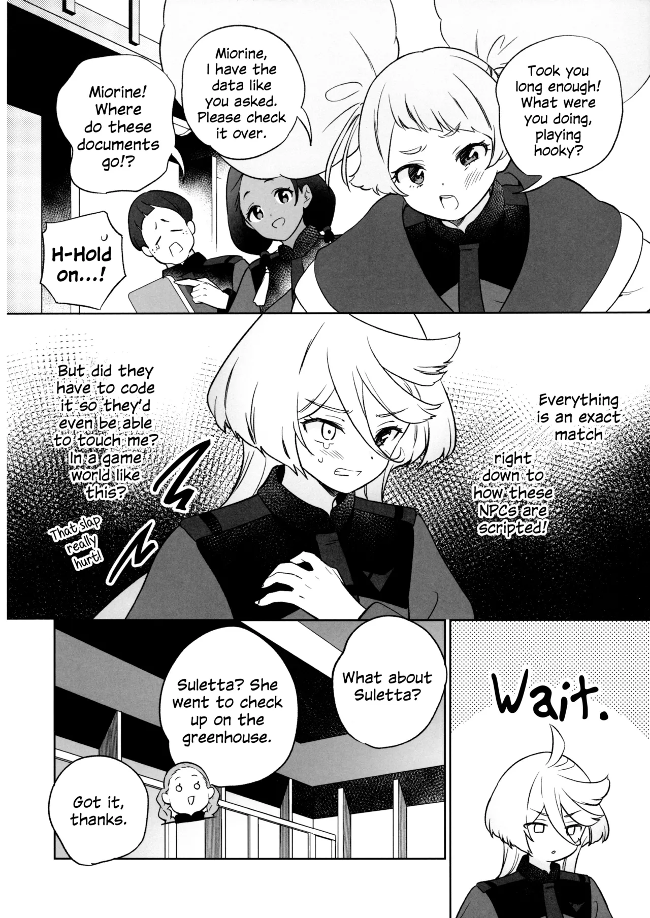 (C103) [Gutsutoma (Tachi)] Greenhouse Nostalgia (Mobile Suit Gundam: The Witch from Mercury) [English] 图片编号 9