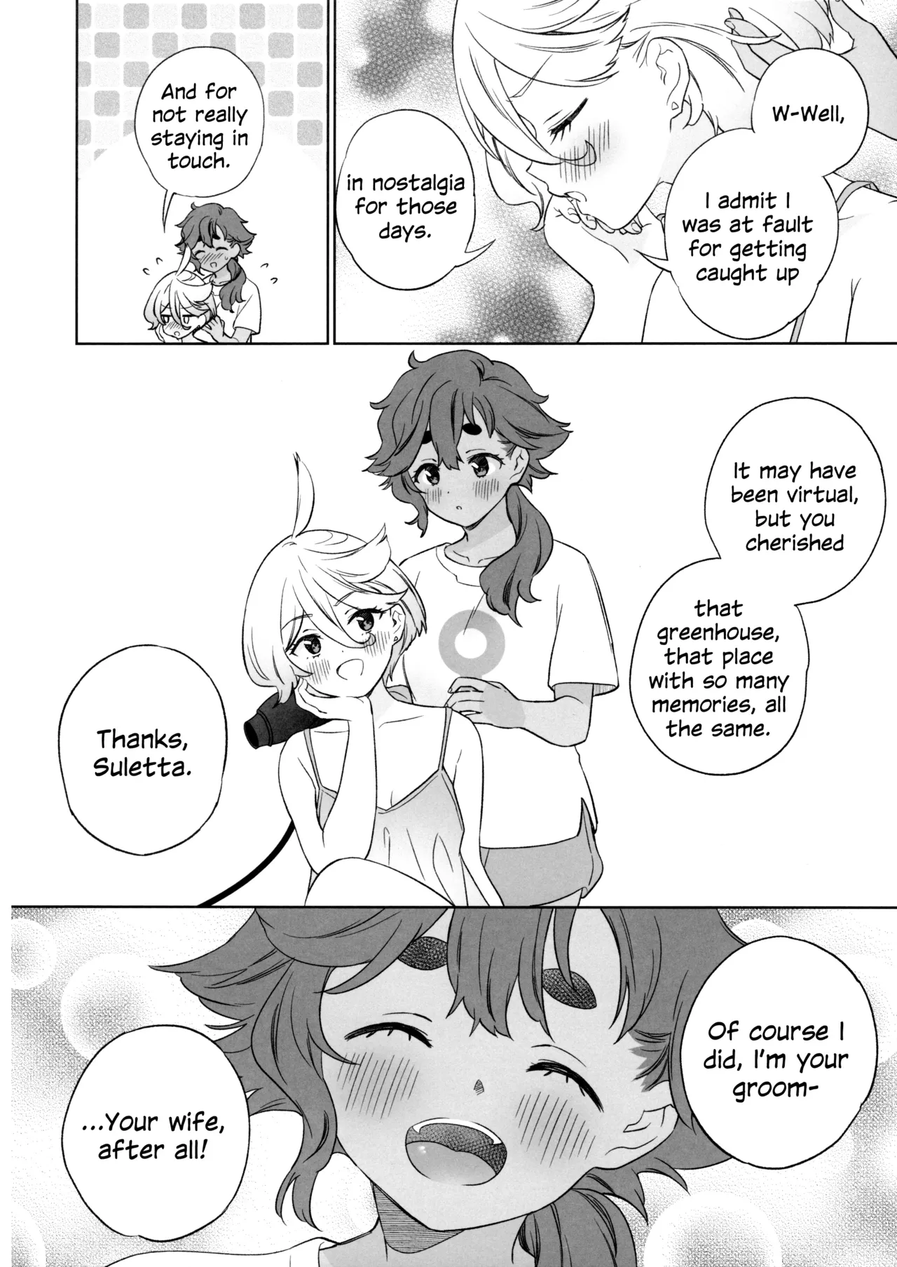 (C103) [Gutsutoma (Tachi)] Greenhouse Nostalgia (Mobile Suit Gundam: The Witch from Mercury) [English] 图片编号 27