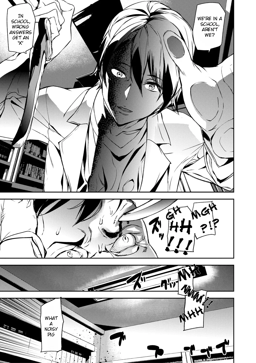 [Ashiomi Masato] Kioku Ryoujoku | Memory Insult Ch. 2 [Rei Scans] image number 26