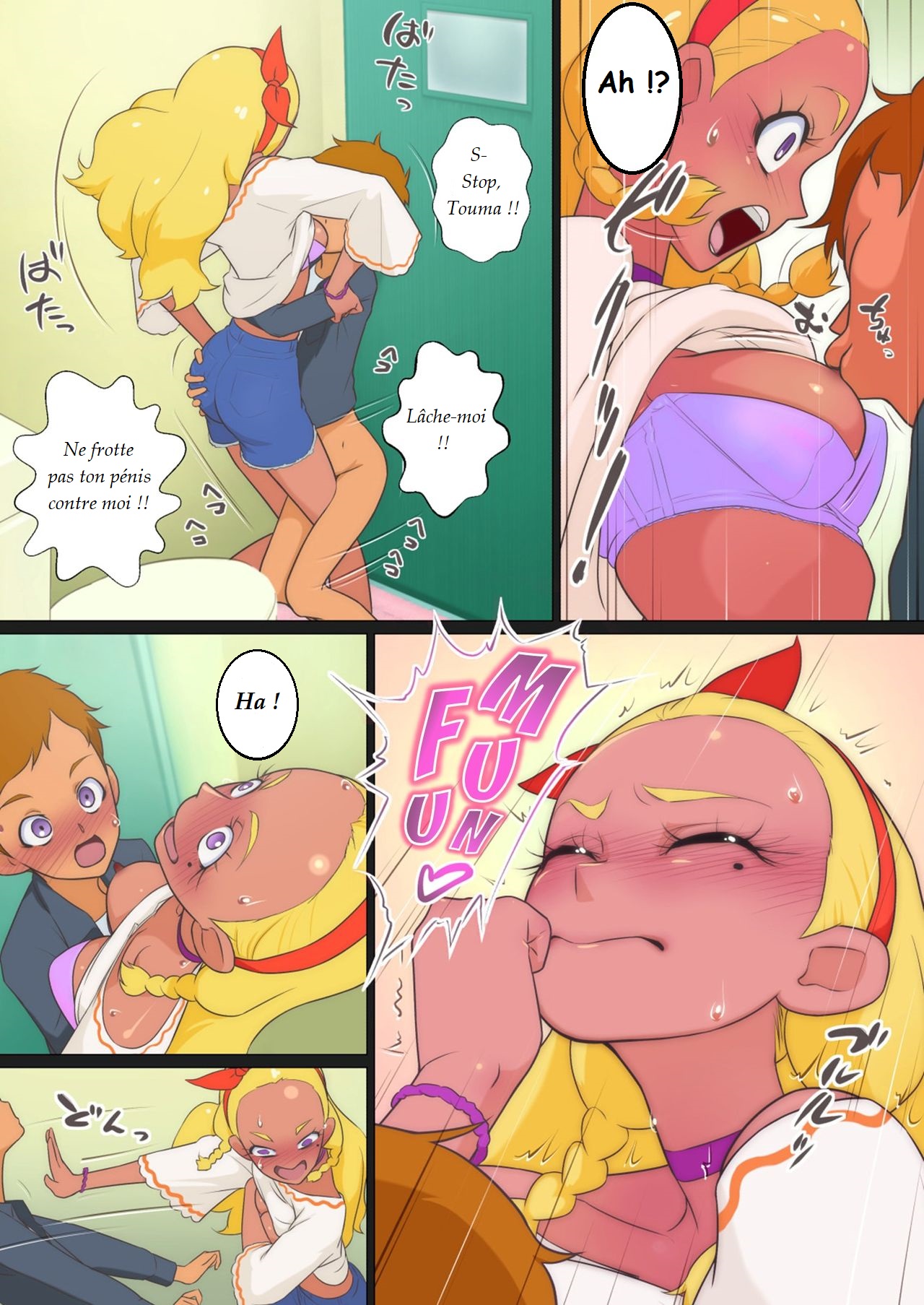 [Shoshi Magazine Hitori (Muramurabito)] Amamiya-ke no Katei no Jijou  The Amamiya Family Circumstances (Star Twinkle PreCure) [Frensh]. numero di immagine  8