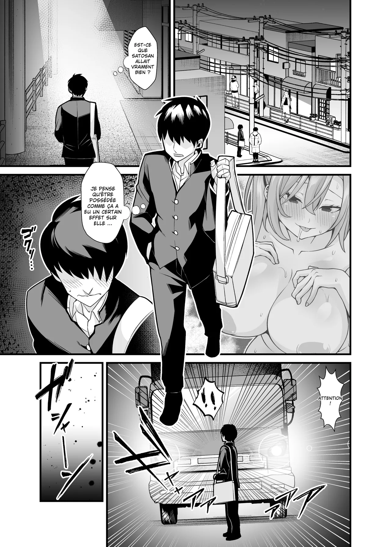 [Hyoui Lover (Toubaru Rairu)] Ano Ko no Karada wo Hyoui de Getto! ~Yuurei kara Osowaru Onna Asobi~ [French] [TheFrogManScans] image number 20