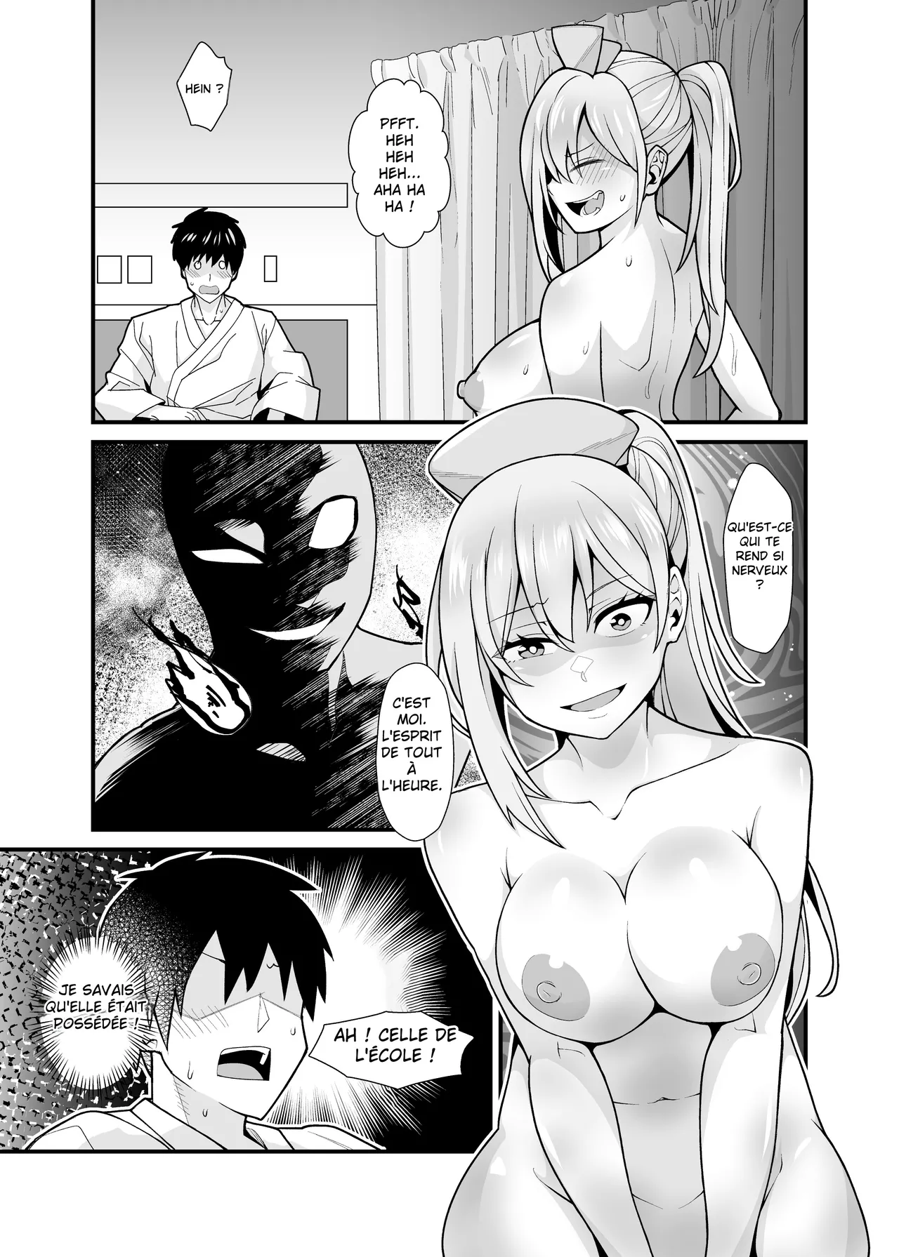 [Hyoui Lover (Toubaru Rairu)] Ano Ko no Karada wo Hyoui de Getto! ~Yuurei kara Osowaru Onna Asobi~ [French] [TheFrogManScans] image number 30
