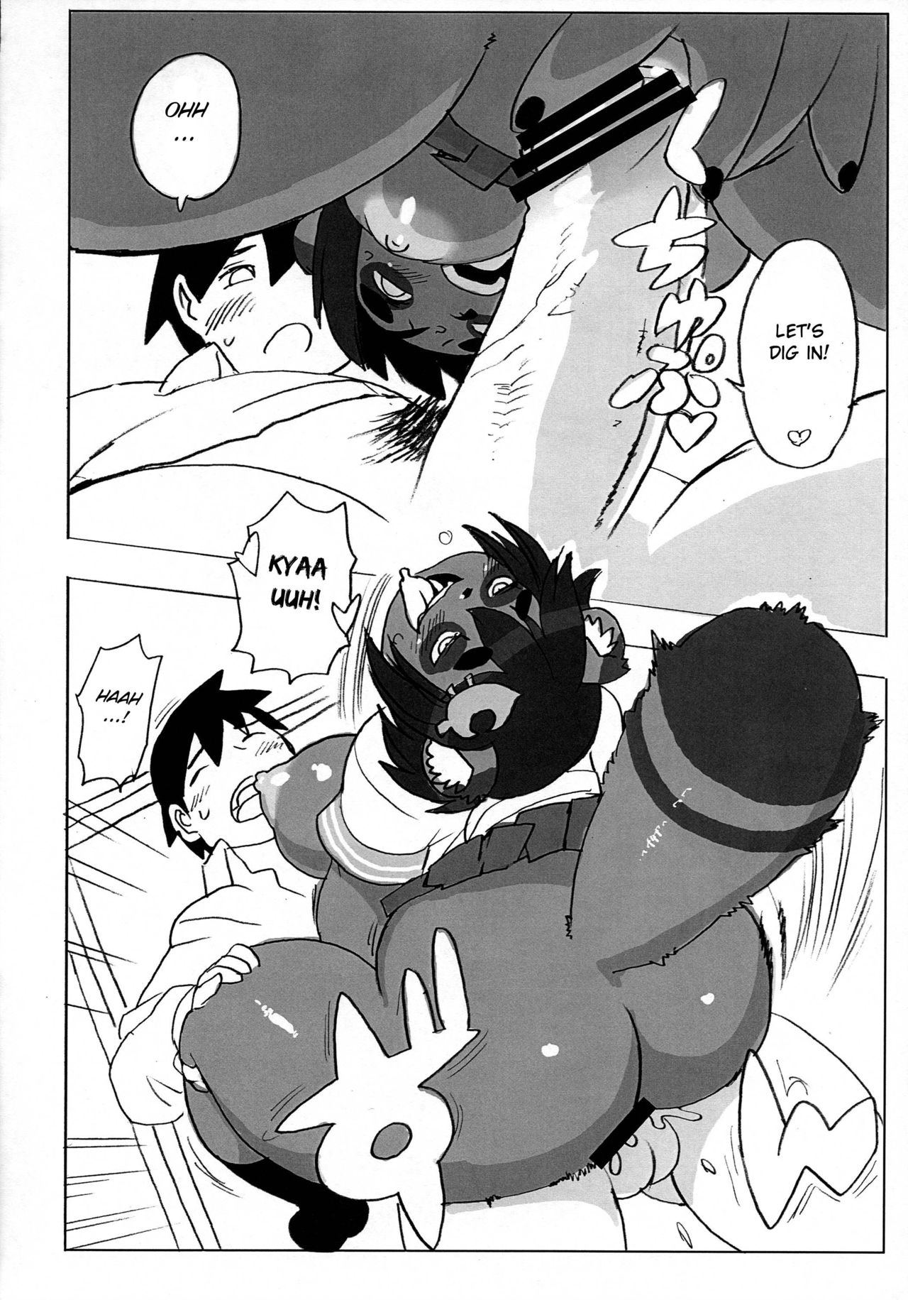 (Fur-st 11) [UNKNOWN MEAT (Kojima Video)] Tanutanutanuta [BSN] [English] image number 18