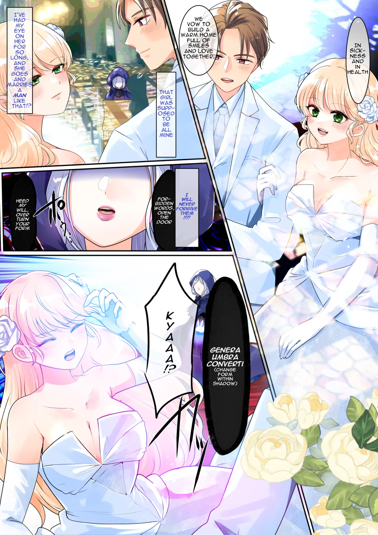 [Hachitarou] Wedding Day Change: The Jealous Witch's Curse (Original) imagen número 1
