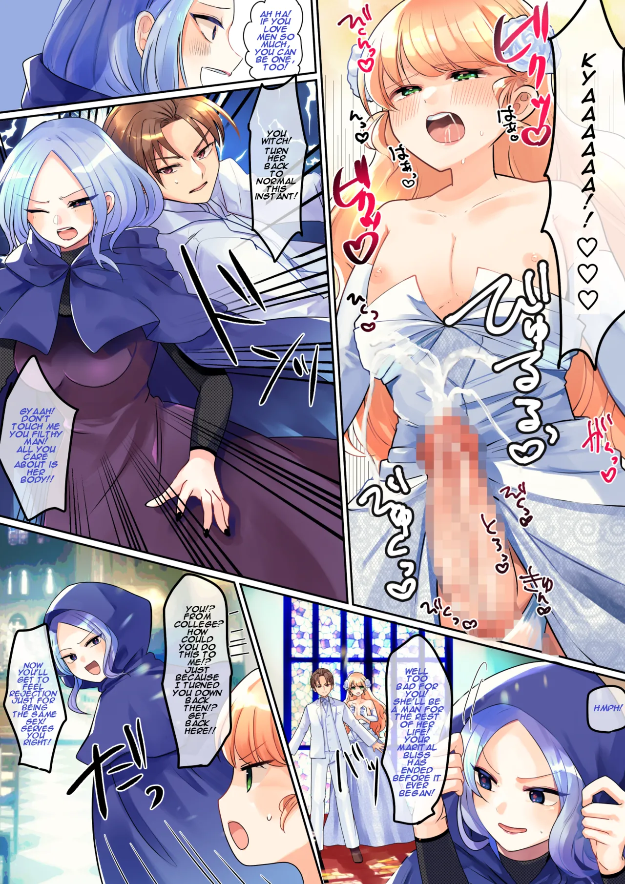 [Hachitarou] Wedding Day Change: The Jealous Witch's Curse (Original) imagen número 4