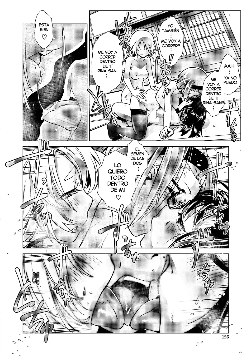 [Kamotama] Yukizuri Majiwari Karamiai <kouhen> | Un Enredo Sexual Casual <Parte 2> (Futanari Noukou Haramase Ai) [Spanish] [Decensored][Digital][Harenchi no Fansub] image number 44