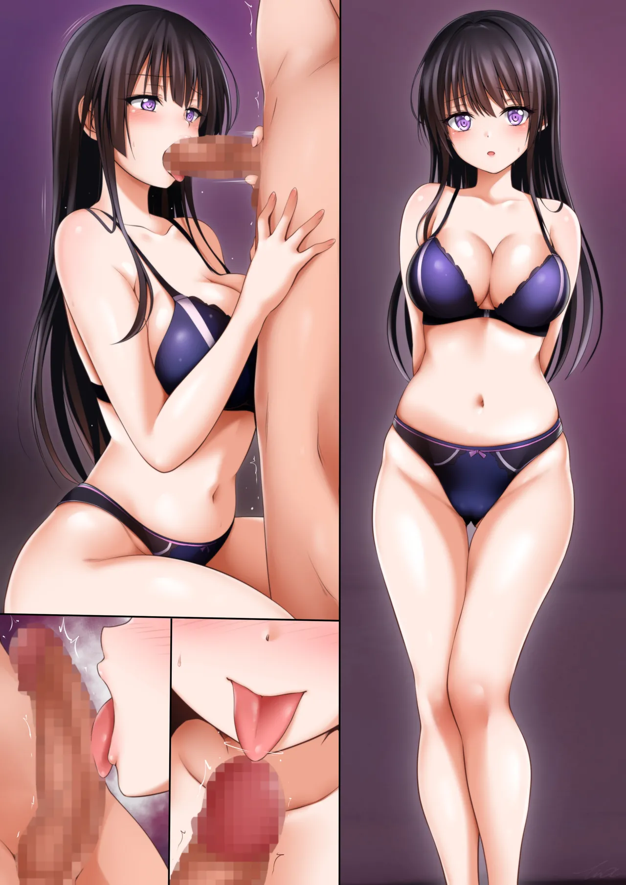 [Tina] バンドリ 白金燐子 ご奉仕フェラ＆パイズリ imagen número 4