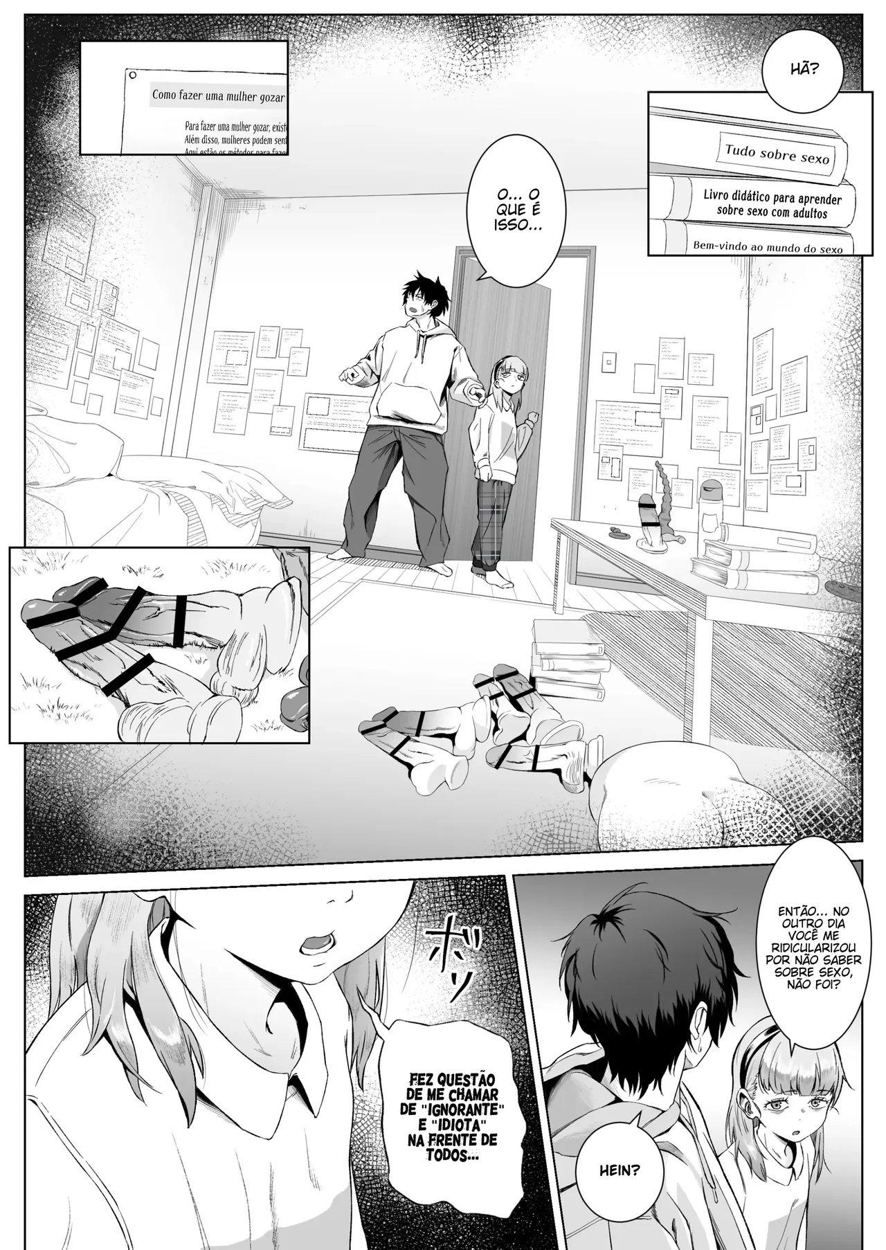 [Love Tororon (Benten Korehito)] Sex o Maji de Benkyou shita Tensai Tobikyuu Shoujo ni Kottori Sakusei Sareru Hanashi [Portuguese-BR] Bildnummer 15