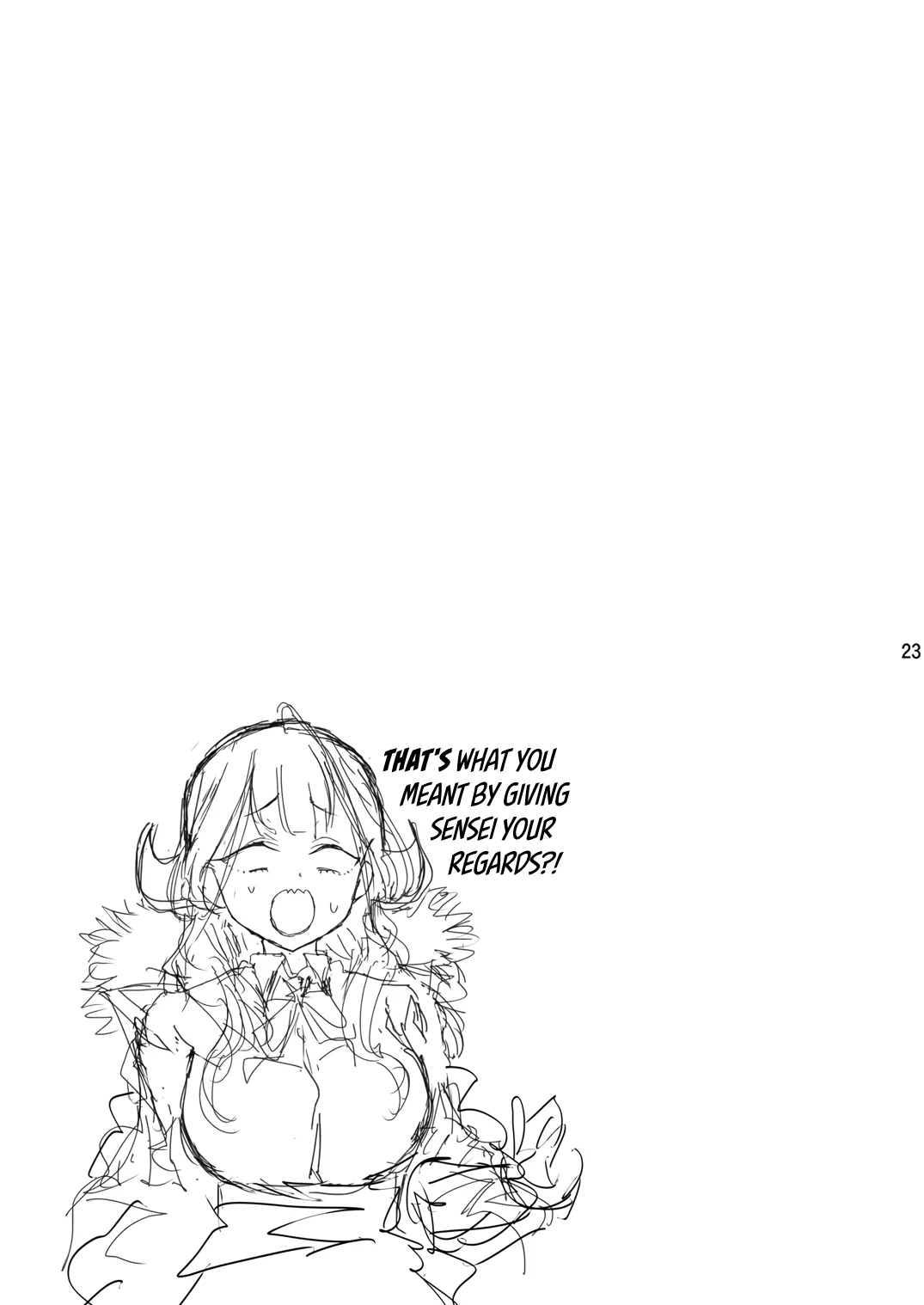 [Vagina Dentata (Hirota Masatane)] Sensei ni Goaisatsu o | Giving My Regards to Sensei (Blue Archive) [English] [Digital] [Cuddlebuns] image number 26