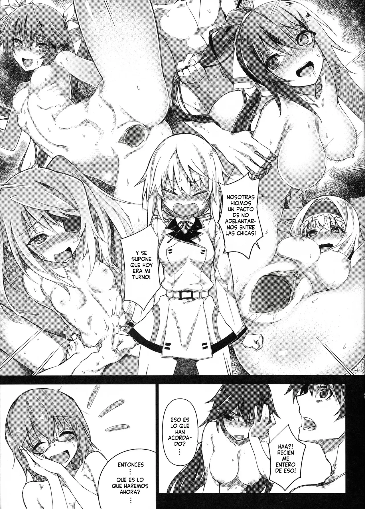 (C85) [Shinjuku Koma Gekijou (Komagata)] Hold-up Mondai RELOADED | El Problema de Aguantarse RECARGADO (IS <Infinite Stratos>) [Spanish] [Harenchi no Fansub] 이미지 번호 7