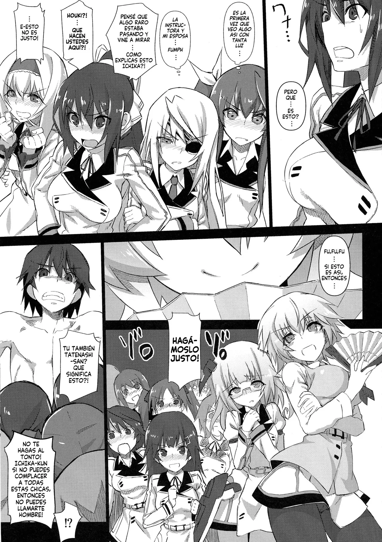 (C85) [Shinjuku Koma Gekijou (Komagata)] Hold-up Mondai RELOADED | El Problema de Aguantarse RECARGADO (IS <Infinite Stratos>) [Spanish] [Harenchi no Fansub] 이미지 번호 17