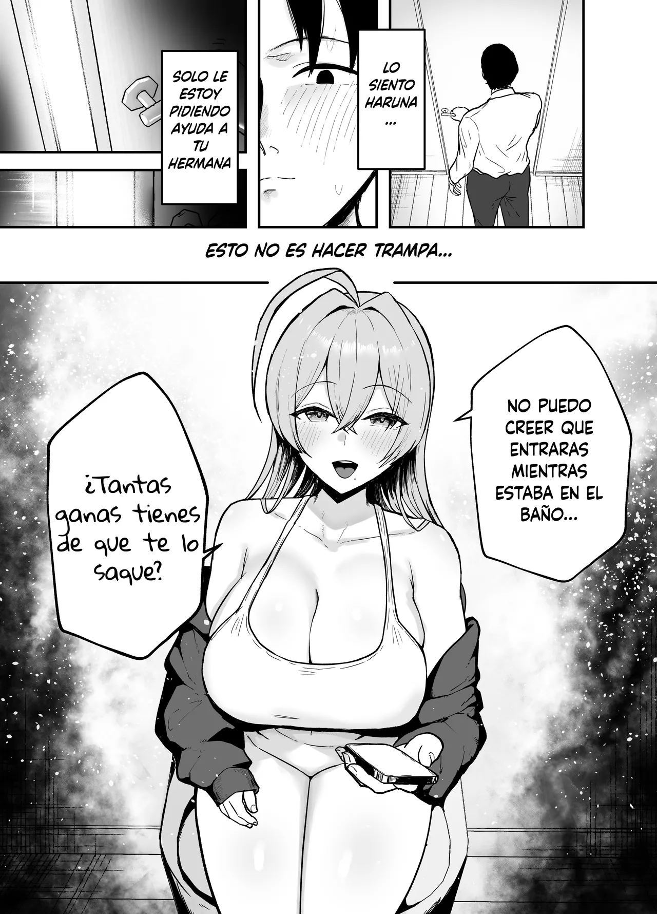 [Baketsu Purin] Nuitekureru Kanojo no Bakunyu Nee-chan | La Hermana Tetona de mi Novia me Ayuda a Correrme [Spanish] [DARKSIDE] [Digital] image number 18