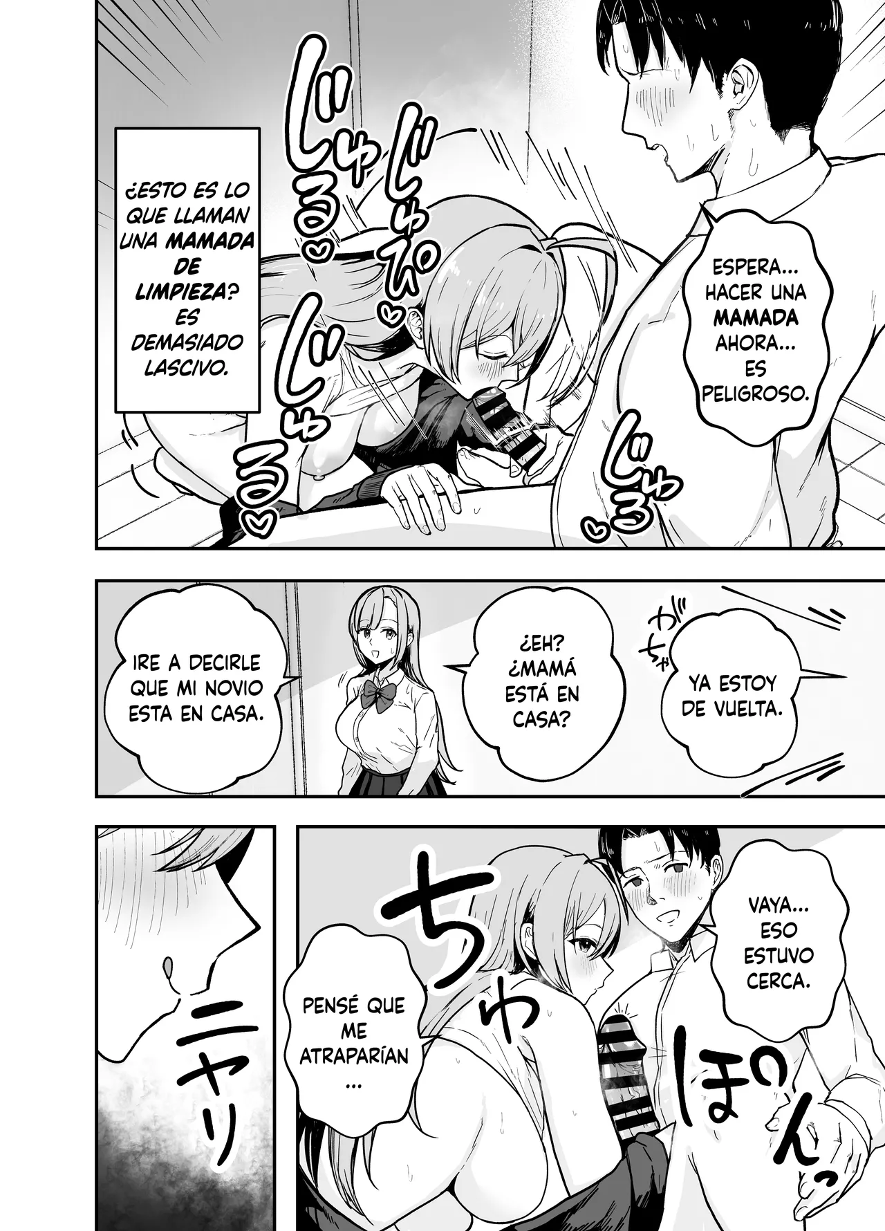 [Baketsu Purin] Nuitekureru Kanojo no Bakunyu Nee-chan | La Hermana Tetona de mi Novia me Ayuda a Correrme [Spanish] [DARKSIDE] [Digital] image number 31