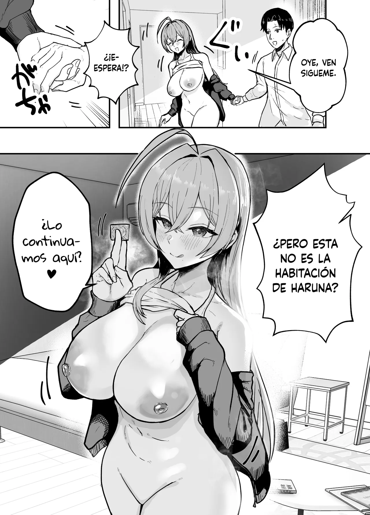 [Baketsu Purin] Nuitekureru Kanojo no Bakunyu Nee-chan | La Hermana Tetona de mi Novia me Ayuda a Correrme [Spanish] [DARKSIDE] [Digital] image number 32