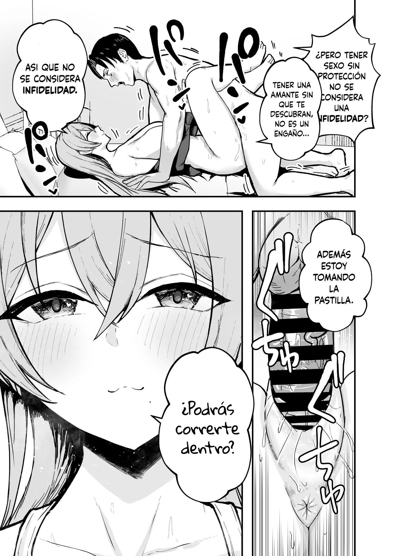 [Baketsu Purin] Nuitekureru Kanojo no Bakunyu Nee-chan | La Hermana Tetona de mi Novia me Ayuda a Correrme [Spanish] [DARKSIDE] [Digital] image number 36