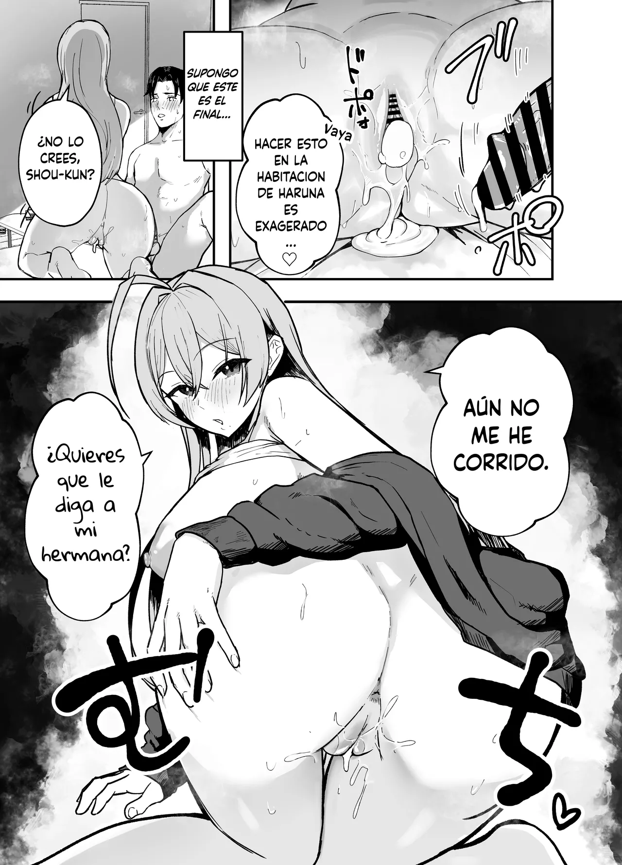 [Baketsu Purin] Nuitekureru Kanojo no Bakunyu Nee-chan | La Hermana Tetona de mi Novia me Ayuda a Correrme [Spanish] [DARKSIDE] [Digital] image number 40