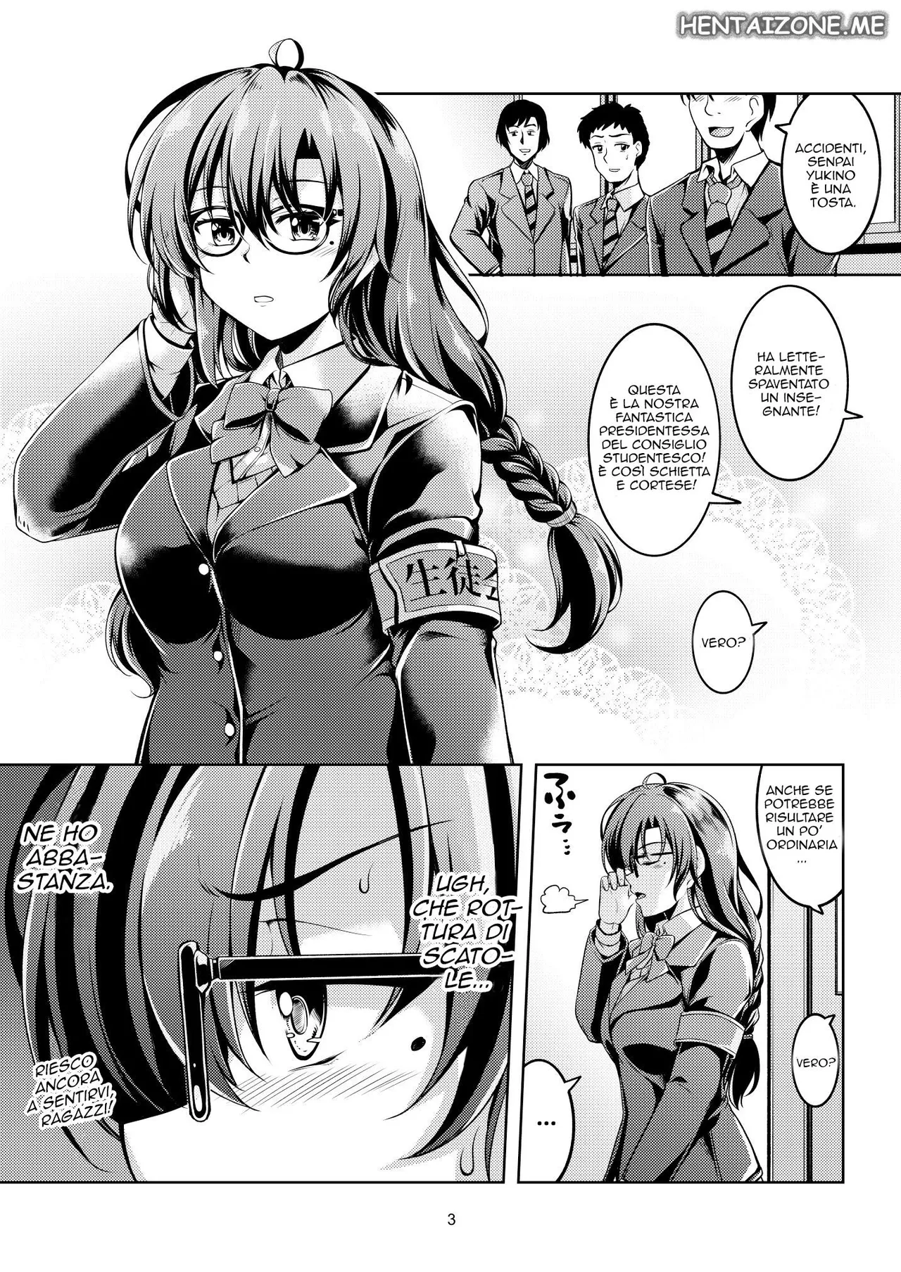 [WindArTeam (WindArt)] Uraaka Liver Take 1 Kyouhaku! Kouochi Seitokaichou -Yukino Kanami- | La Caduta del Presidente del Consiglio Studentesco Amante dell' Anale [Italian] [Digital] 图片编号 7