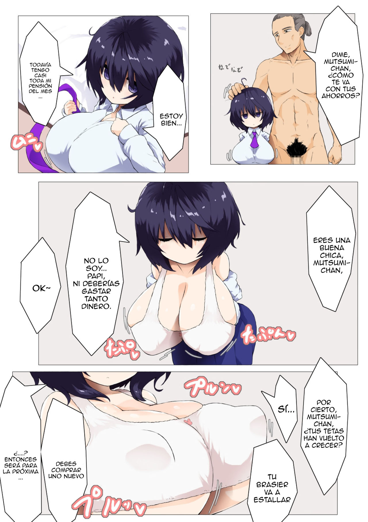[Newtec (Bea)] Kurai Mutsumi wa Ecchi Shitai [Spanish] [Lanerte] image number 5