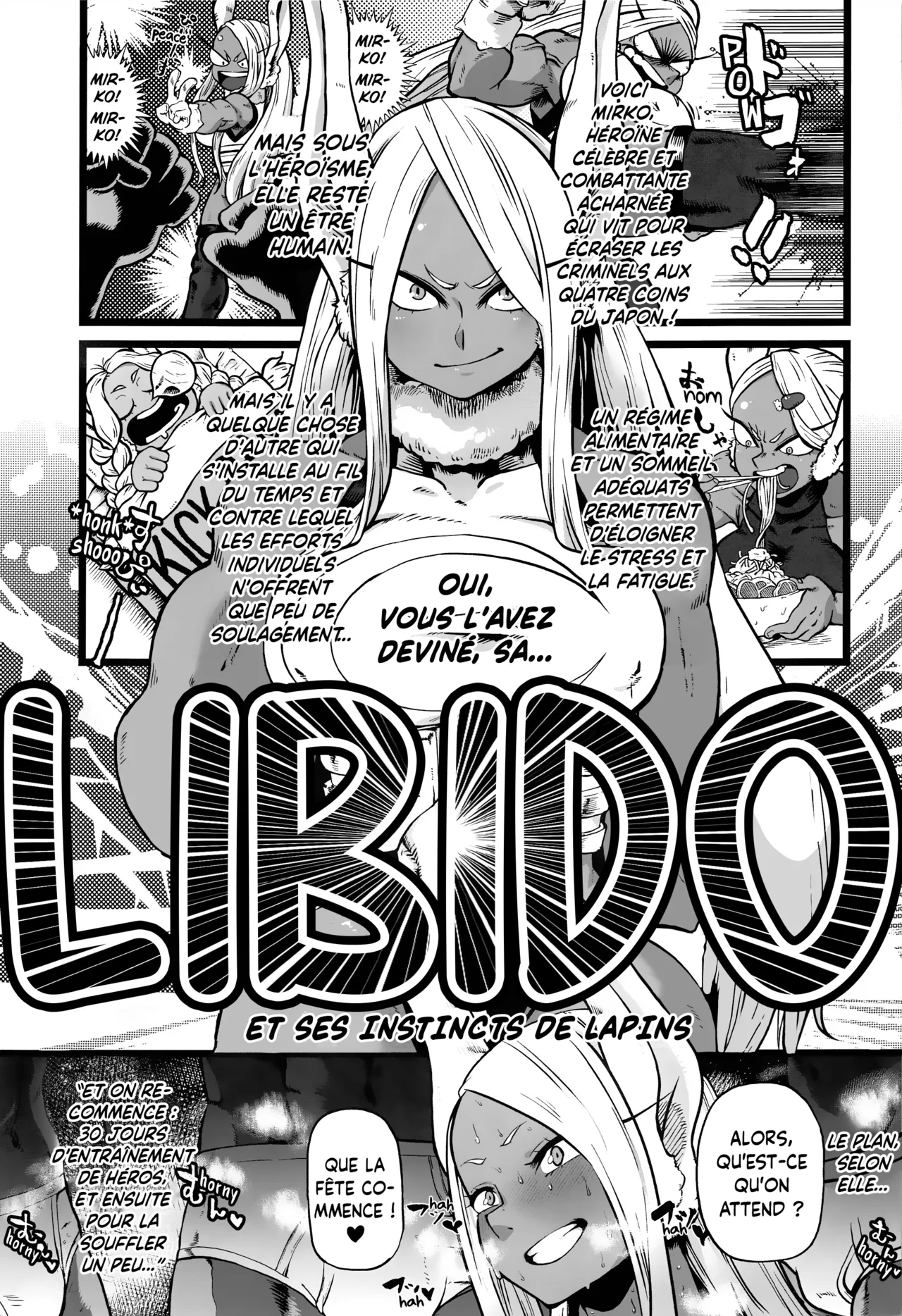 (C101) [Pin to Kite Jigoku (Dance Eiki)] Bukkake Mirko (My Hero Academia) [French] [Decensored] [L'Aile-ou-la-Cuisse-Trad] 이미지 번호 2