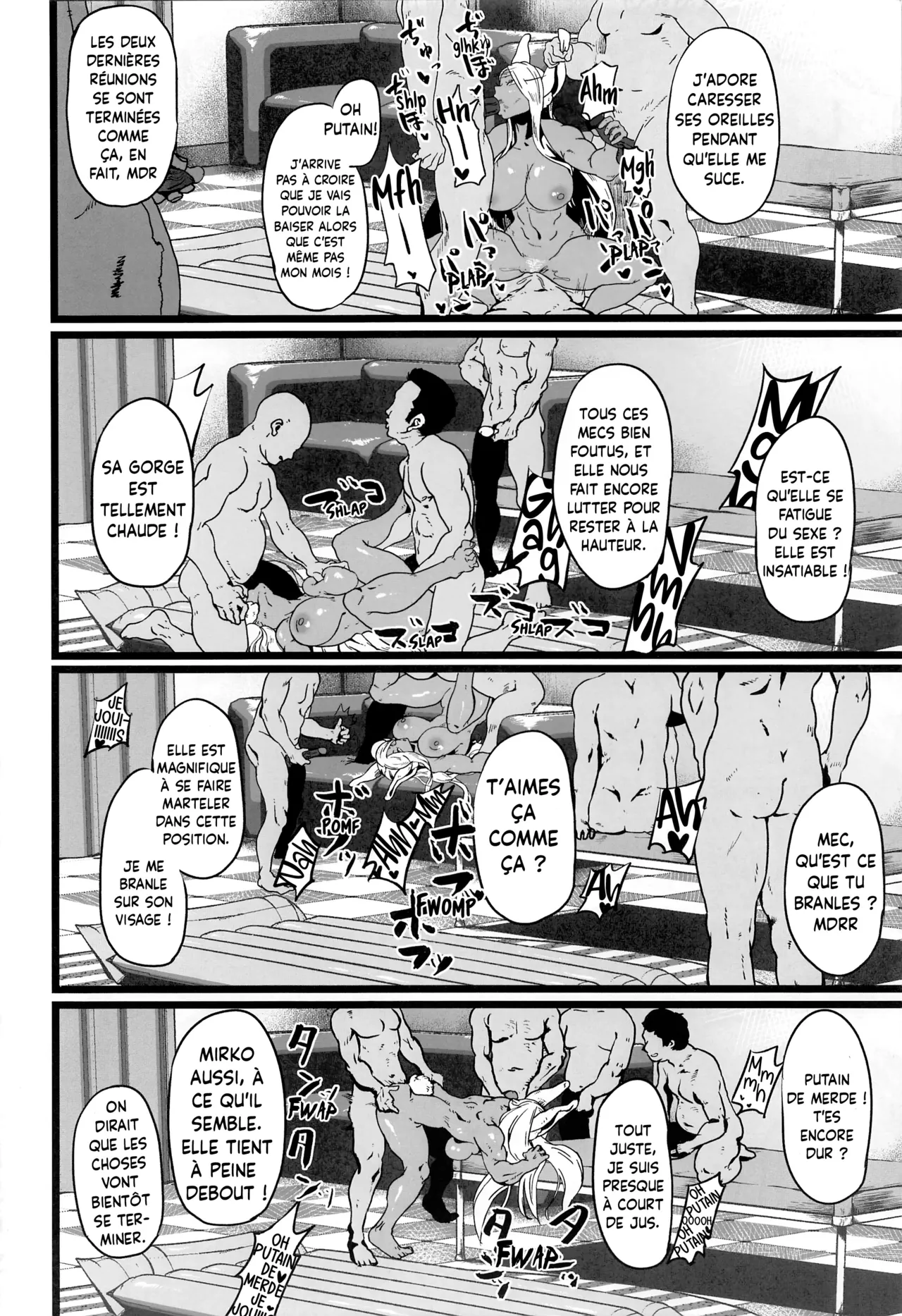 (C101) [Pin to Kite Jigoku (Dance Eiki)] Bukkake Mirko (My Hero Academia) [French] [Decensored] [L'Aile-ou-la-Cuisse-Trad] 이미지 번호 17