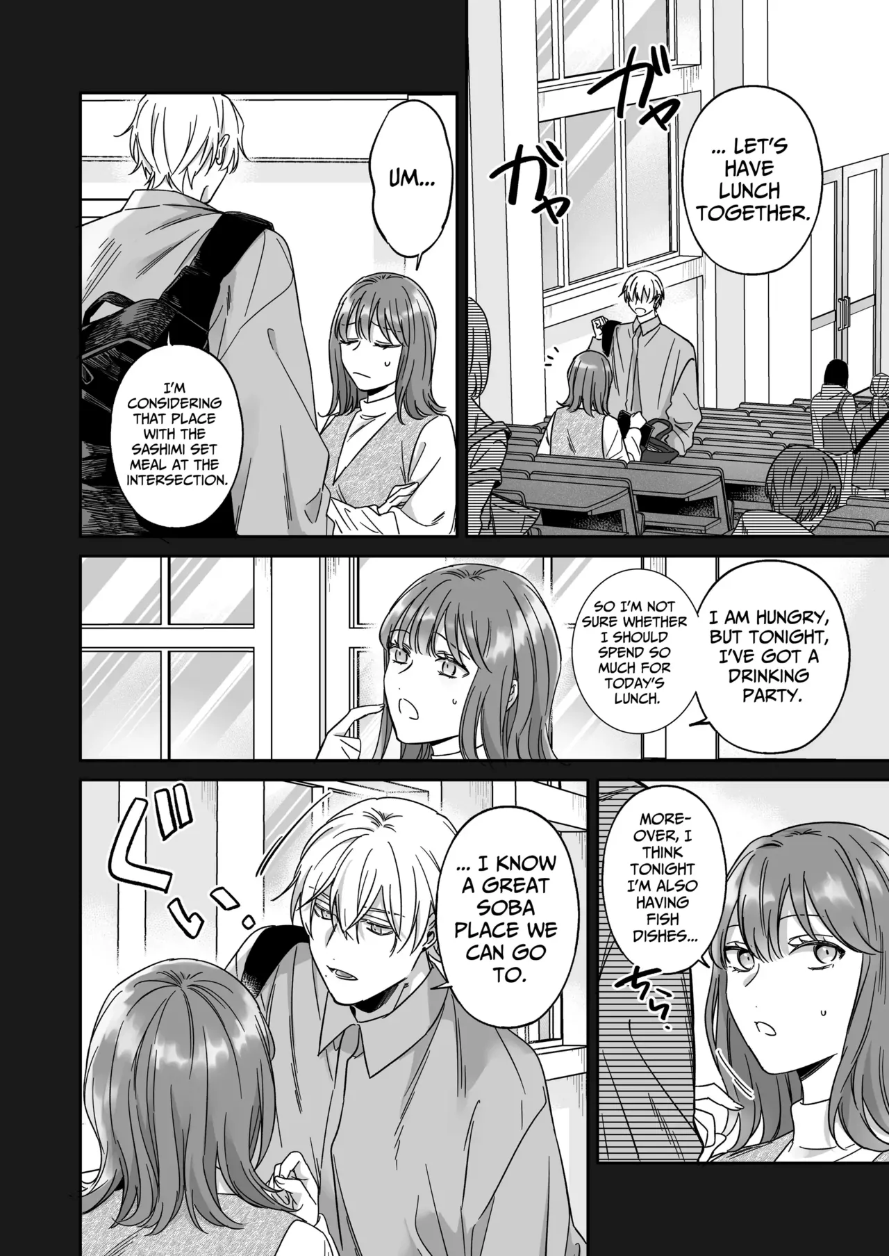 [THE Waidan (Yasuda Meshimeshi, Roni)] Saenai Dōki no Kobayashi wa Watashi no Higyaku Ganbō o Mitashite Kureru ｜I'm Not Content With Being Just Osada's "Male Friend"! [English] Bildnummer 36