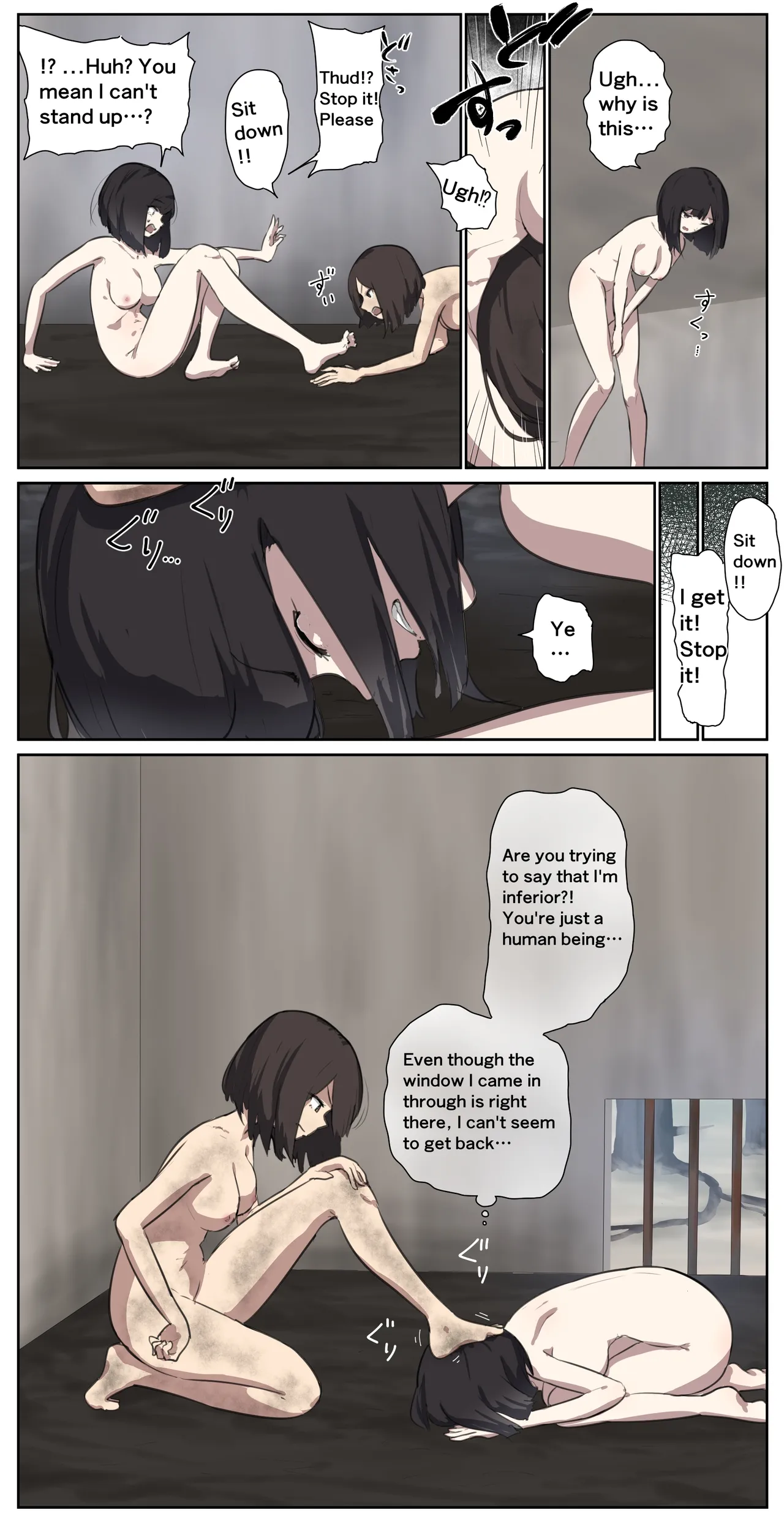 A girl left in a human barn by her friend《Part 1》 image number 4