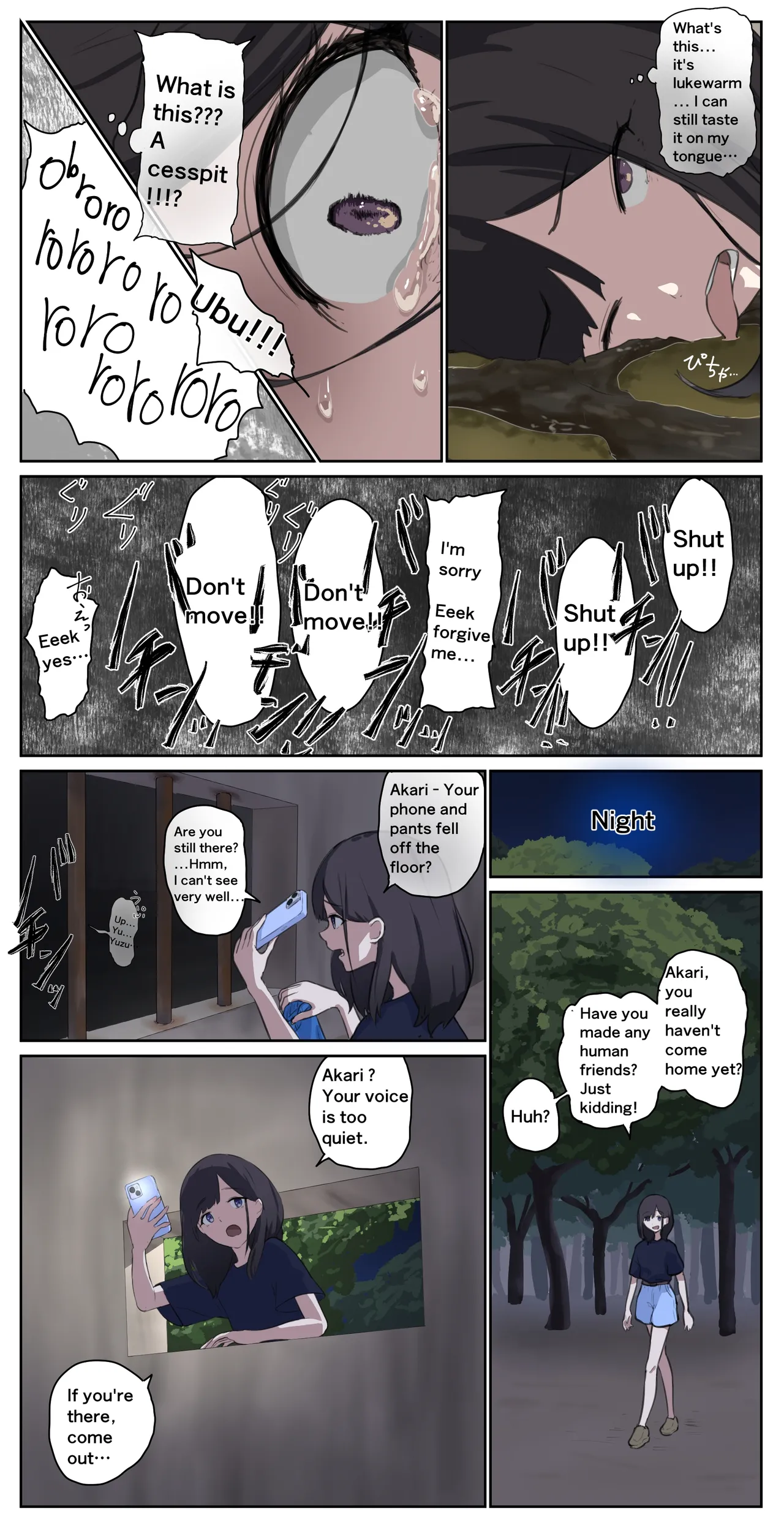 A girl left in a human barn by her friend《Part 1》 image number 7