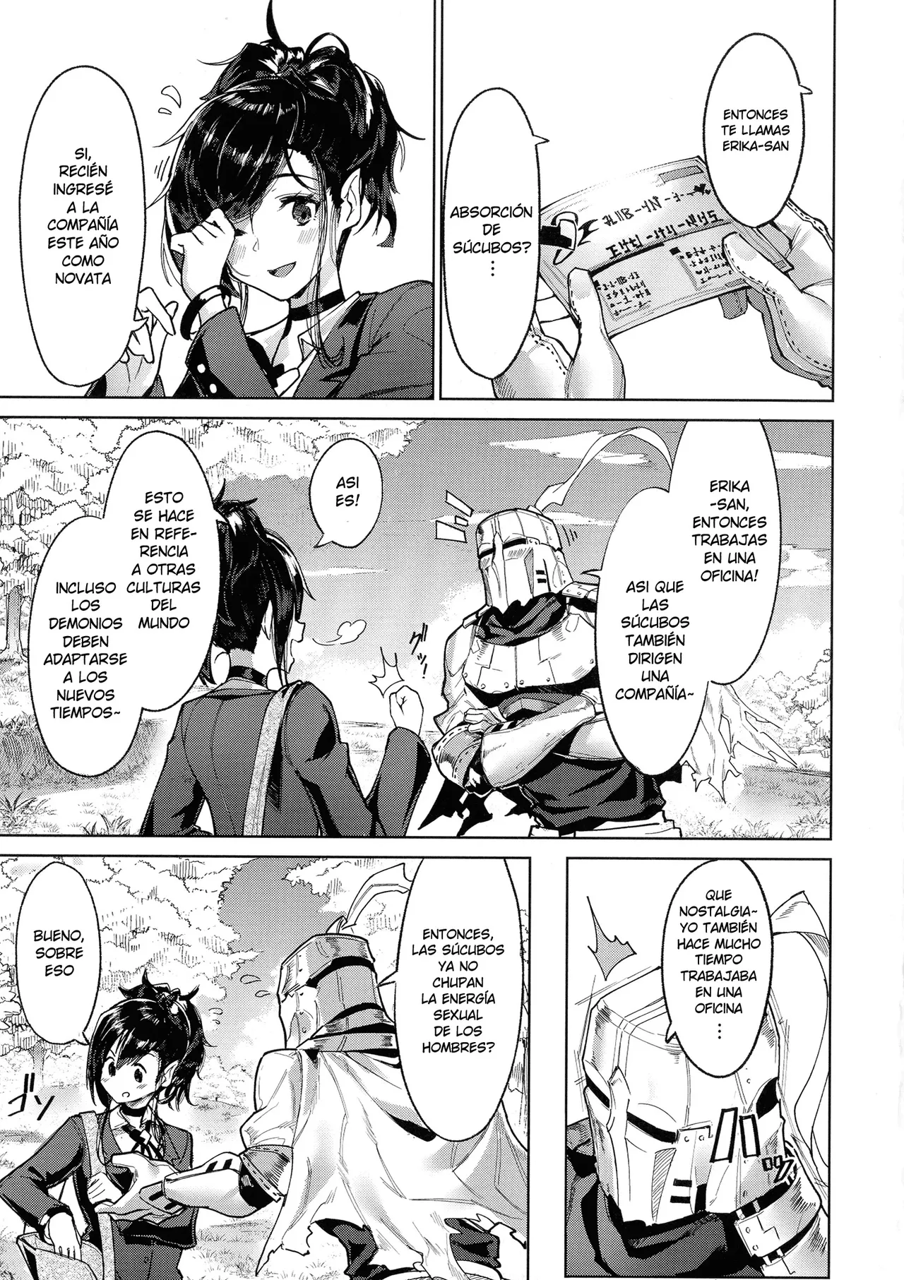 [Croriin] Sakyu Chare! | El reto de la Sucubo! (Yarikomi Saga ~Isekai Seikatsuki~) [Spanish] [Decensored][Digital][Harenchi no Fansub] image number 9