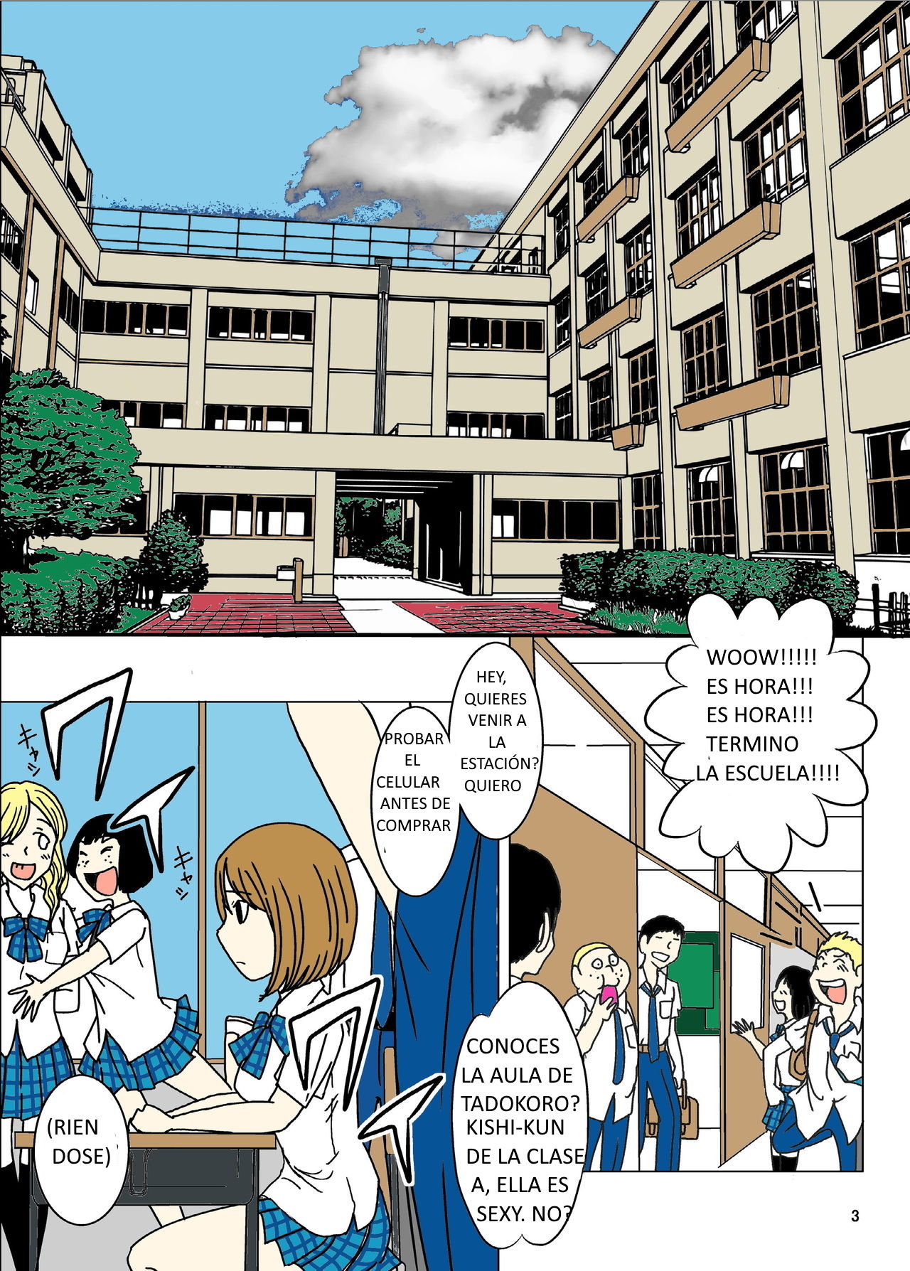[dressblackheulee (BlackBaka)] Zenra Ijimerarekko-san no Nichijou [Spanish] [Coop086] [Colorized] 图片编号 1